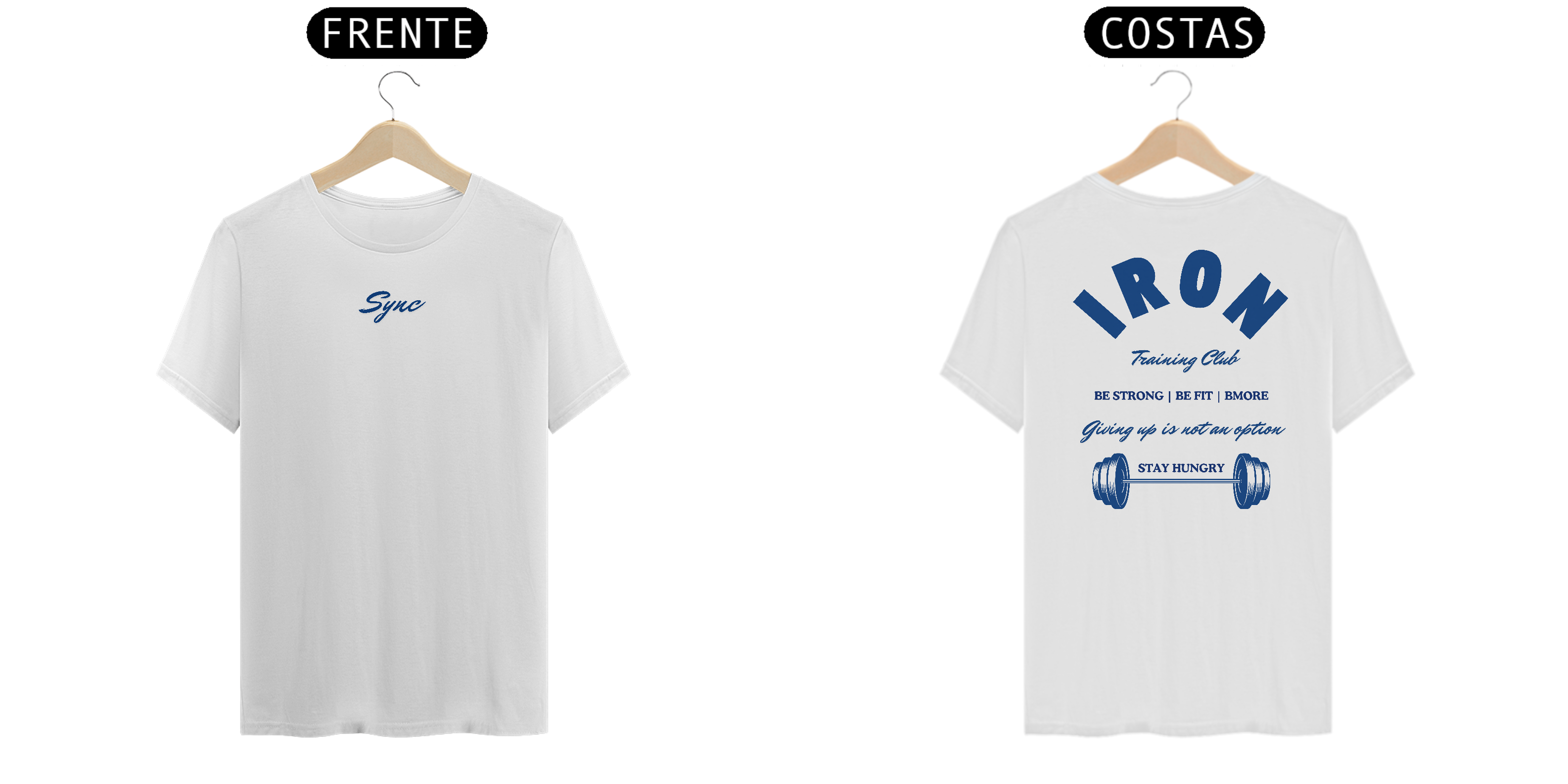 Camiseta Algodão Sync Iron