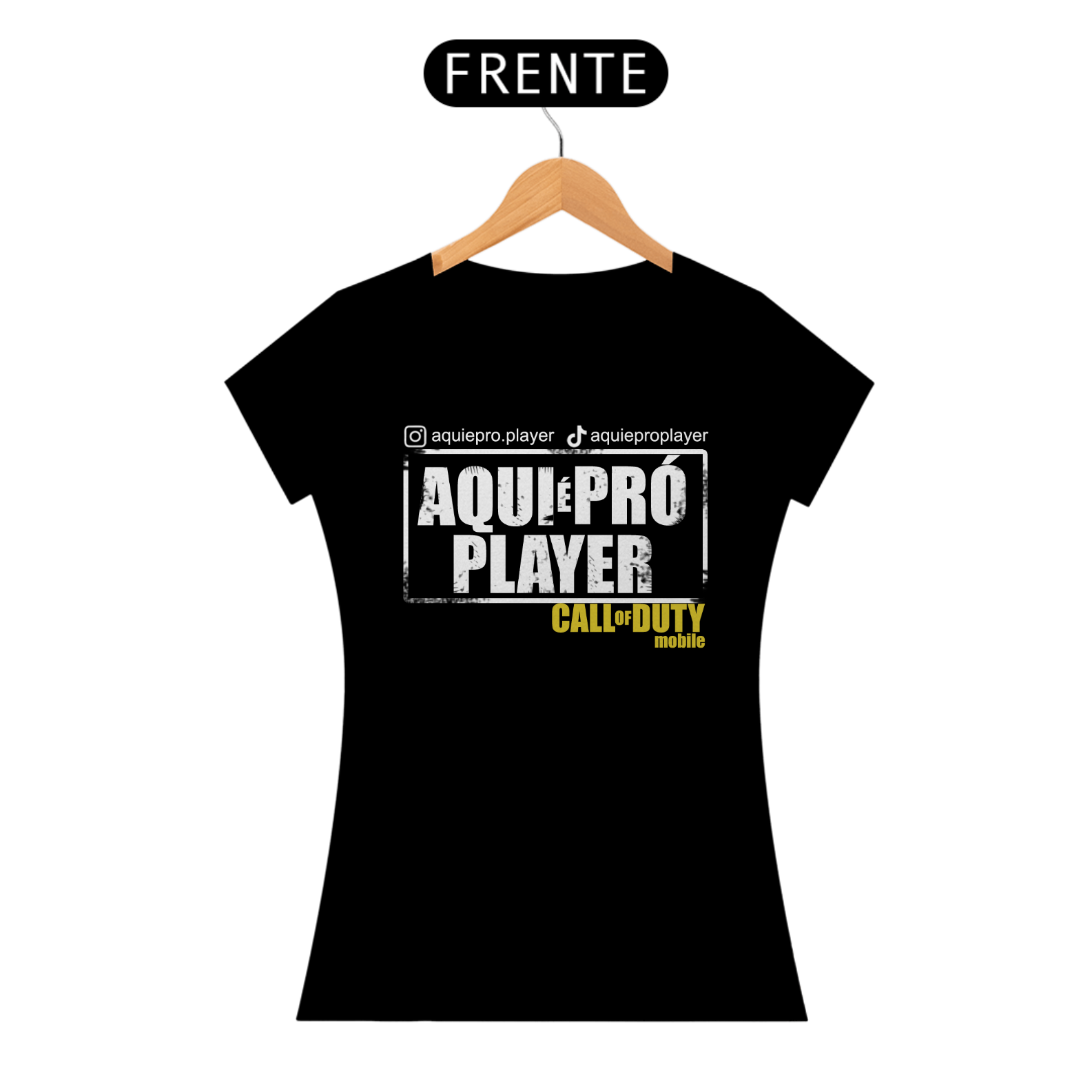 Camisa Feminina Baby Long Tradicional | Aqui é Pró Player