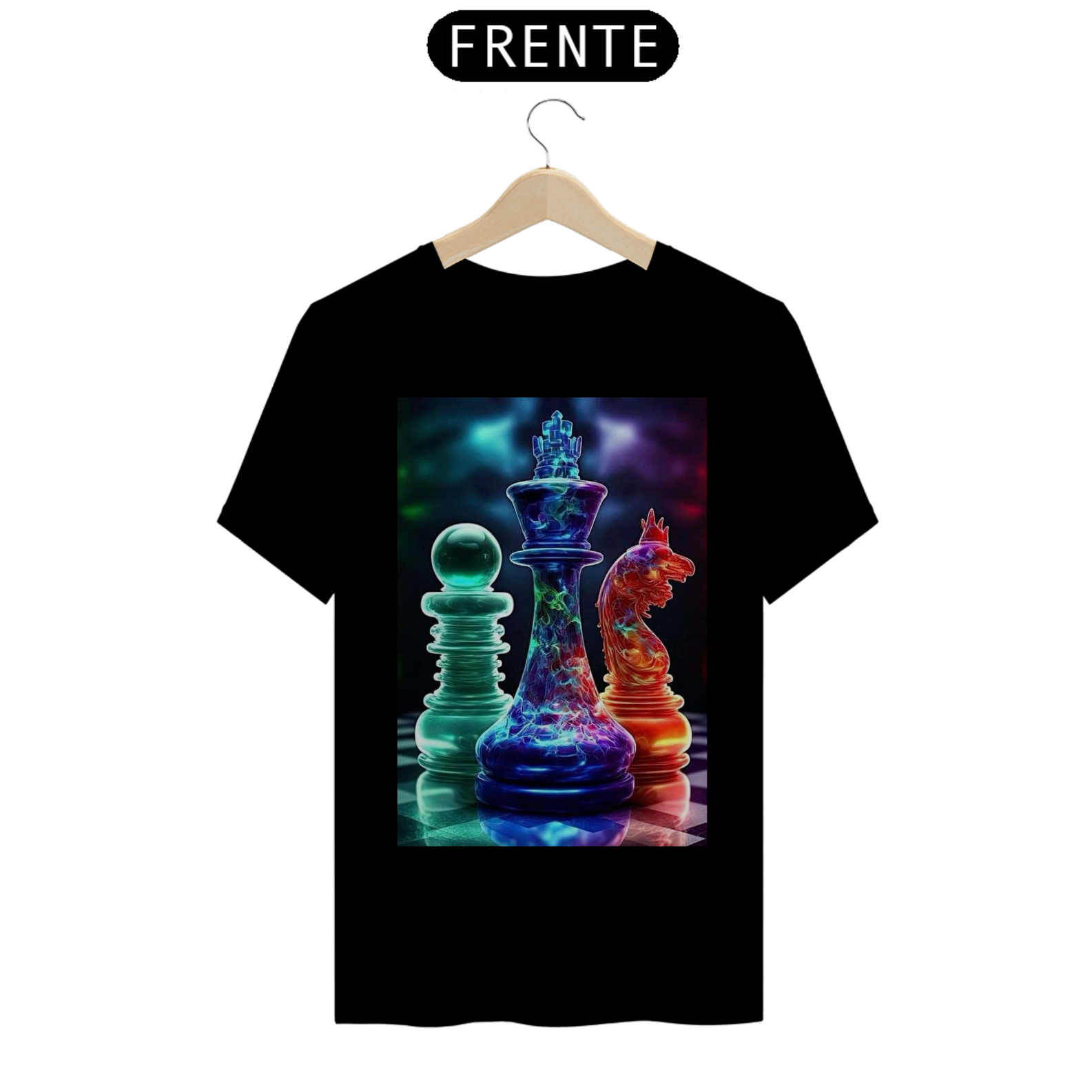 Camiseta T-Shirt Quality Xadrez