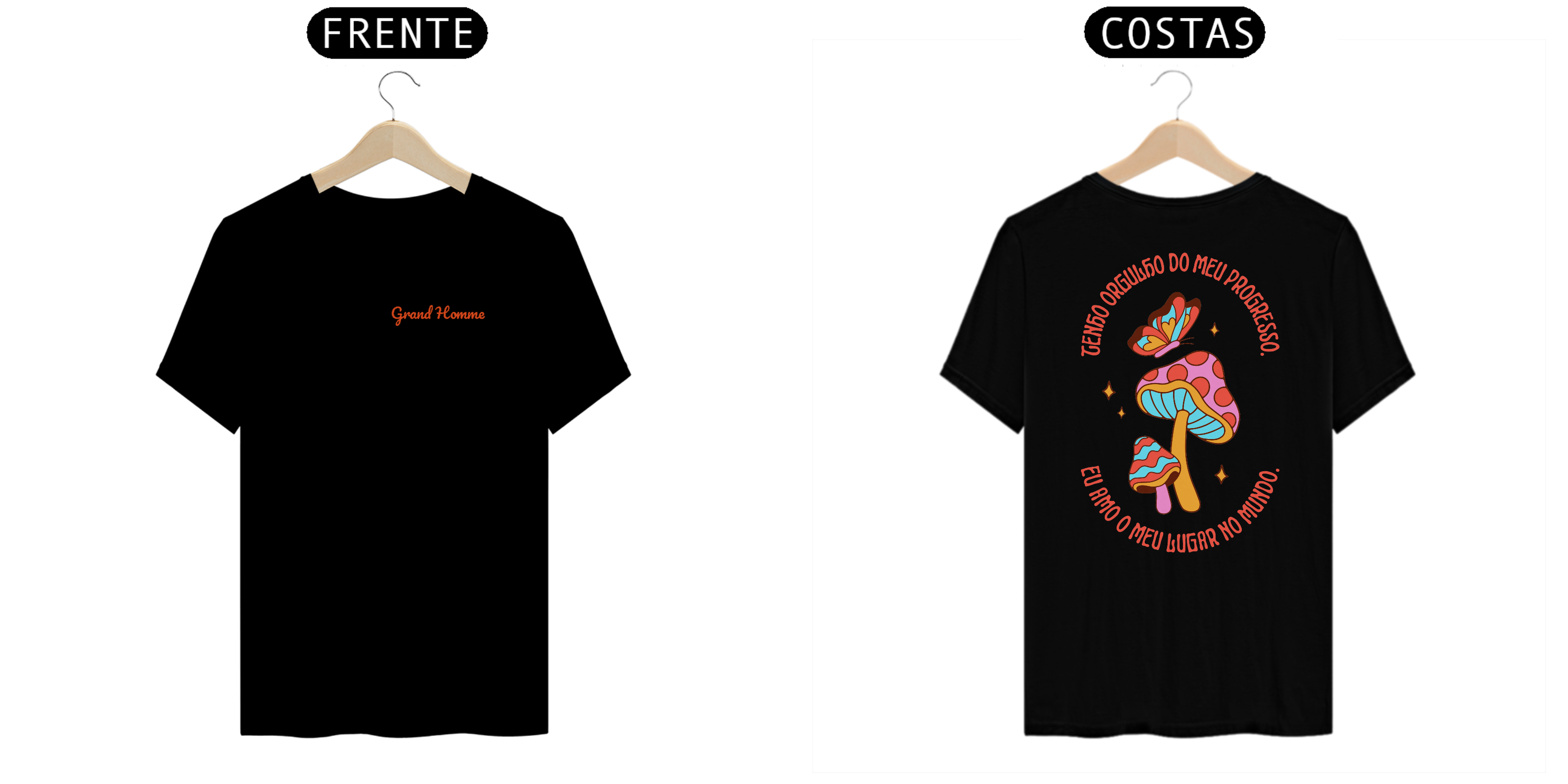 CAMISETA T-SHIRT PRIME |TENHO ORGULHO DO MEU PROGRESSO