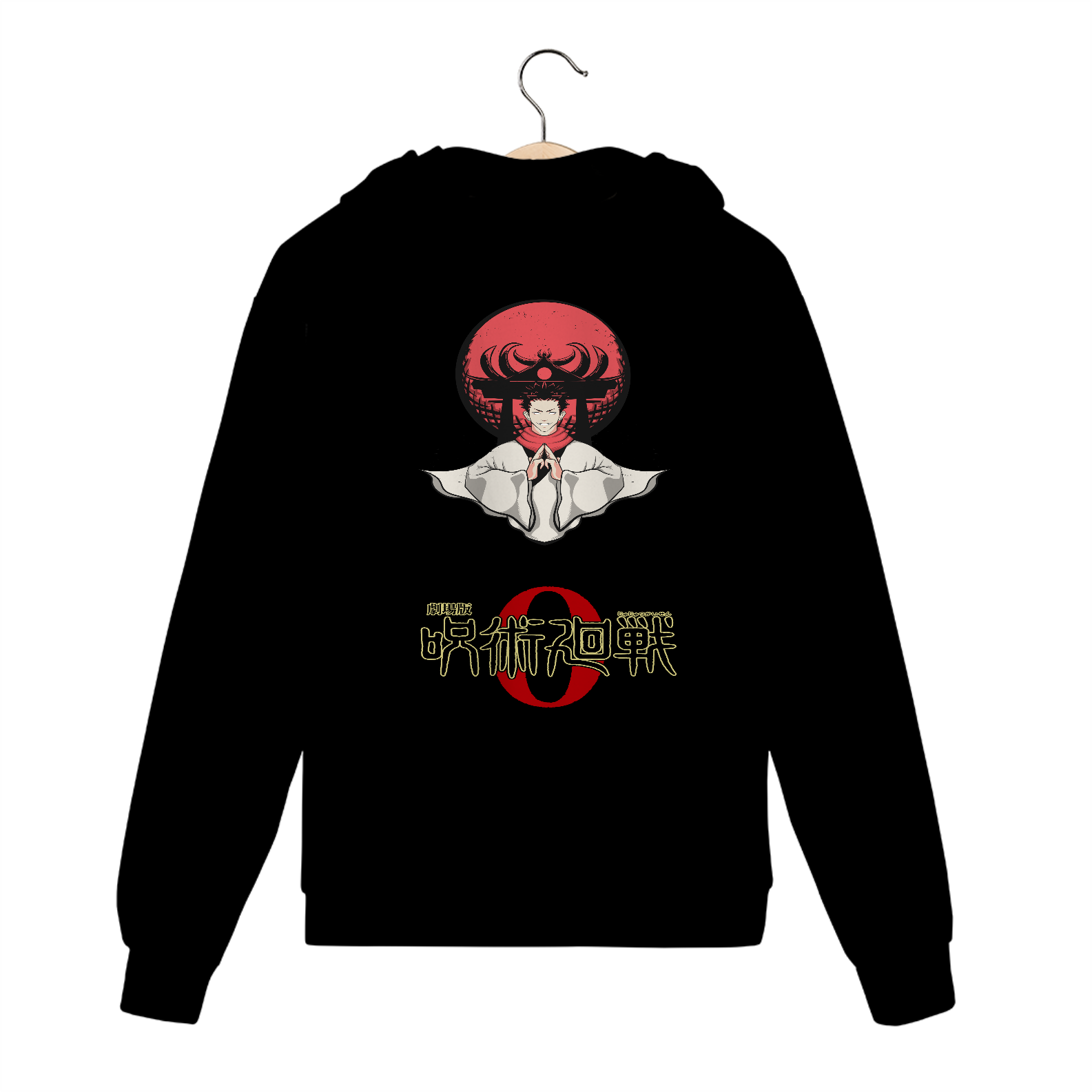 Moleton com zipper - Sukuna - Black