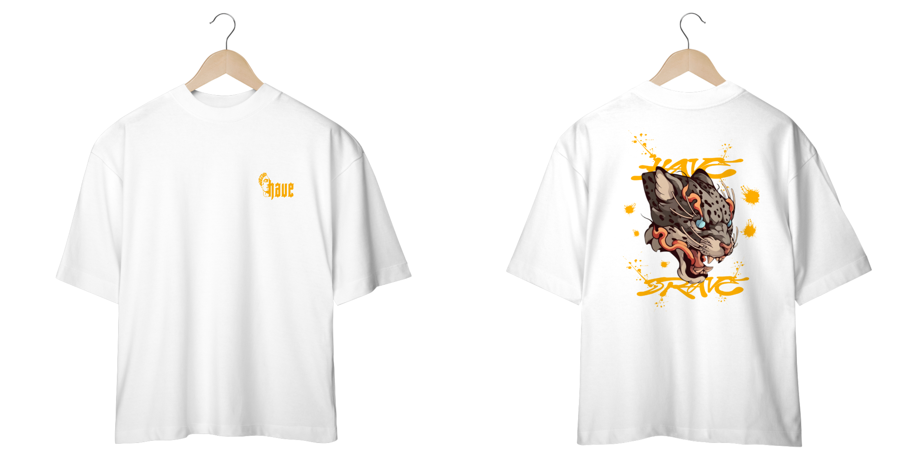 Camiseta Oversized Camiseta Preta Brave Oversized Have R$149,99 em