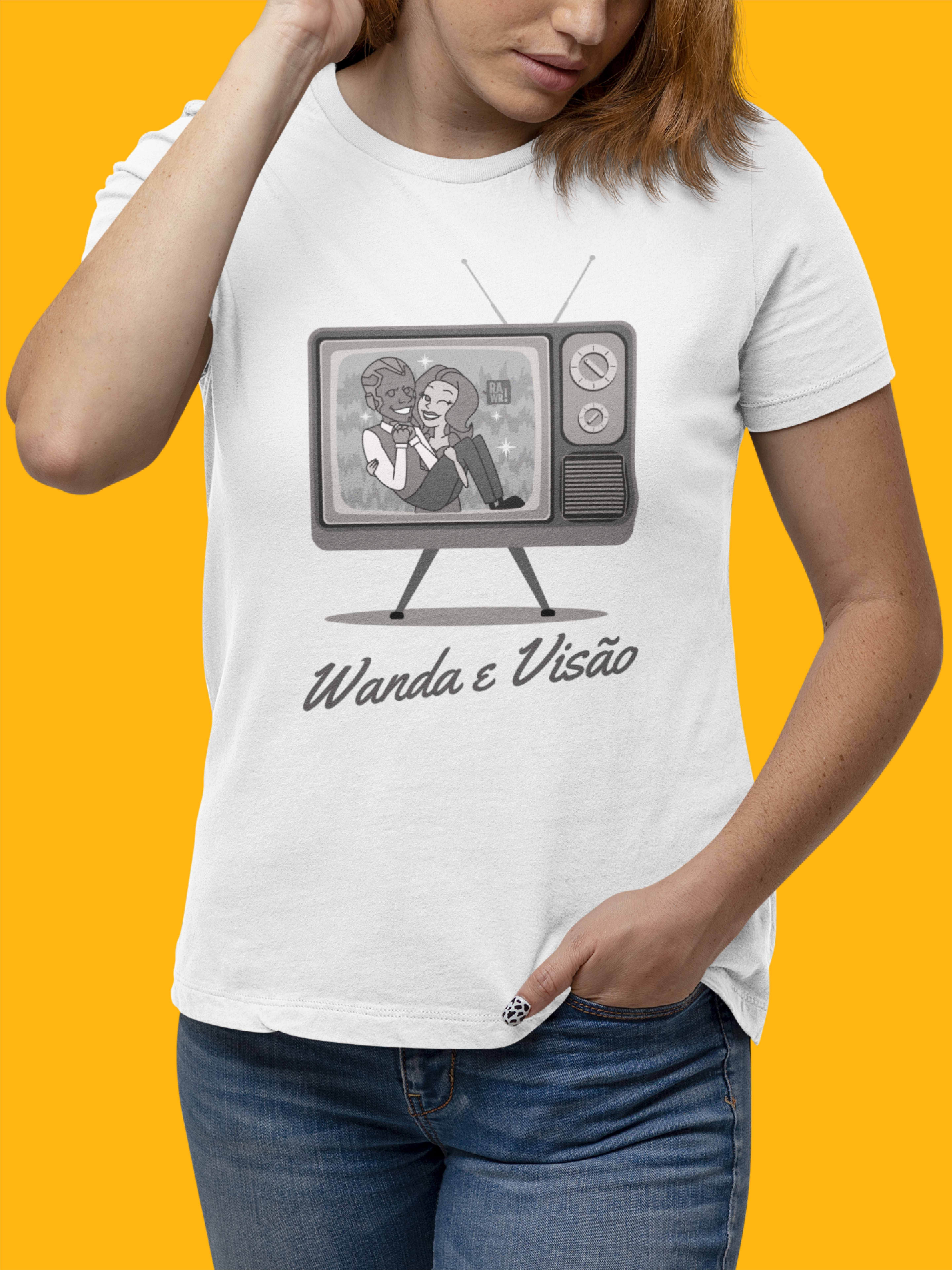 T-SHIRT WANDA E VISÃO