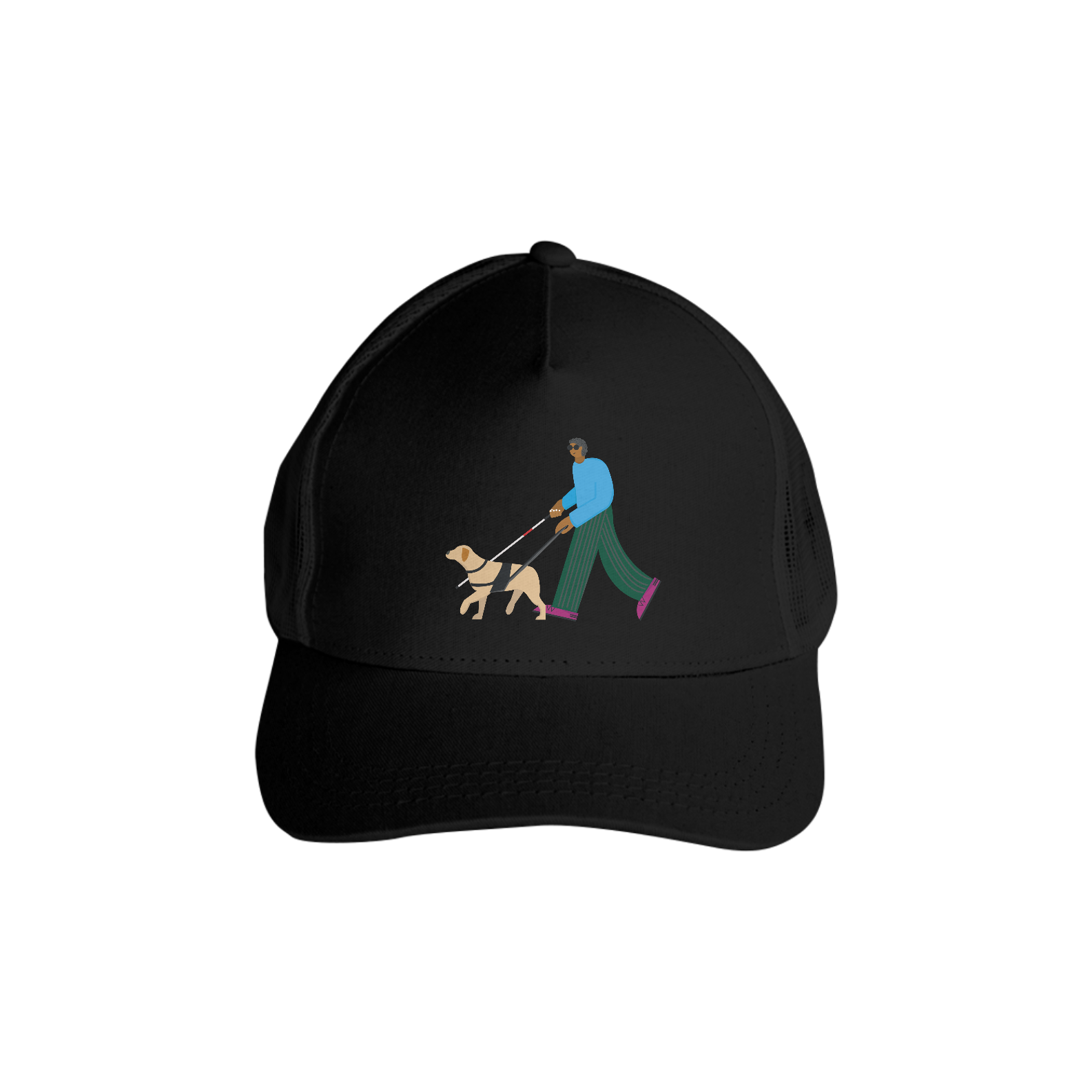 Boné Americano com tela - Personagem 01