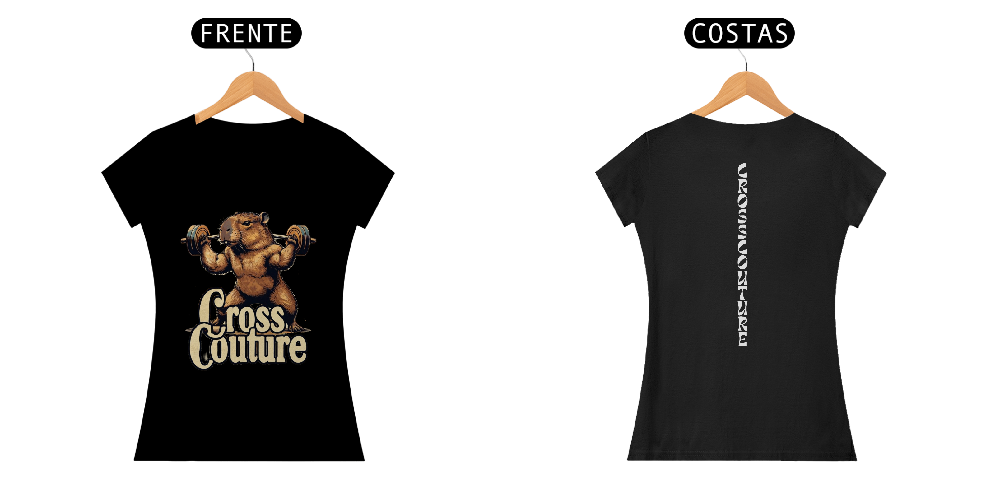 T-Shirt Fem. Capivara Cross Couture