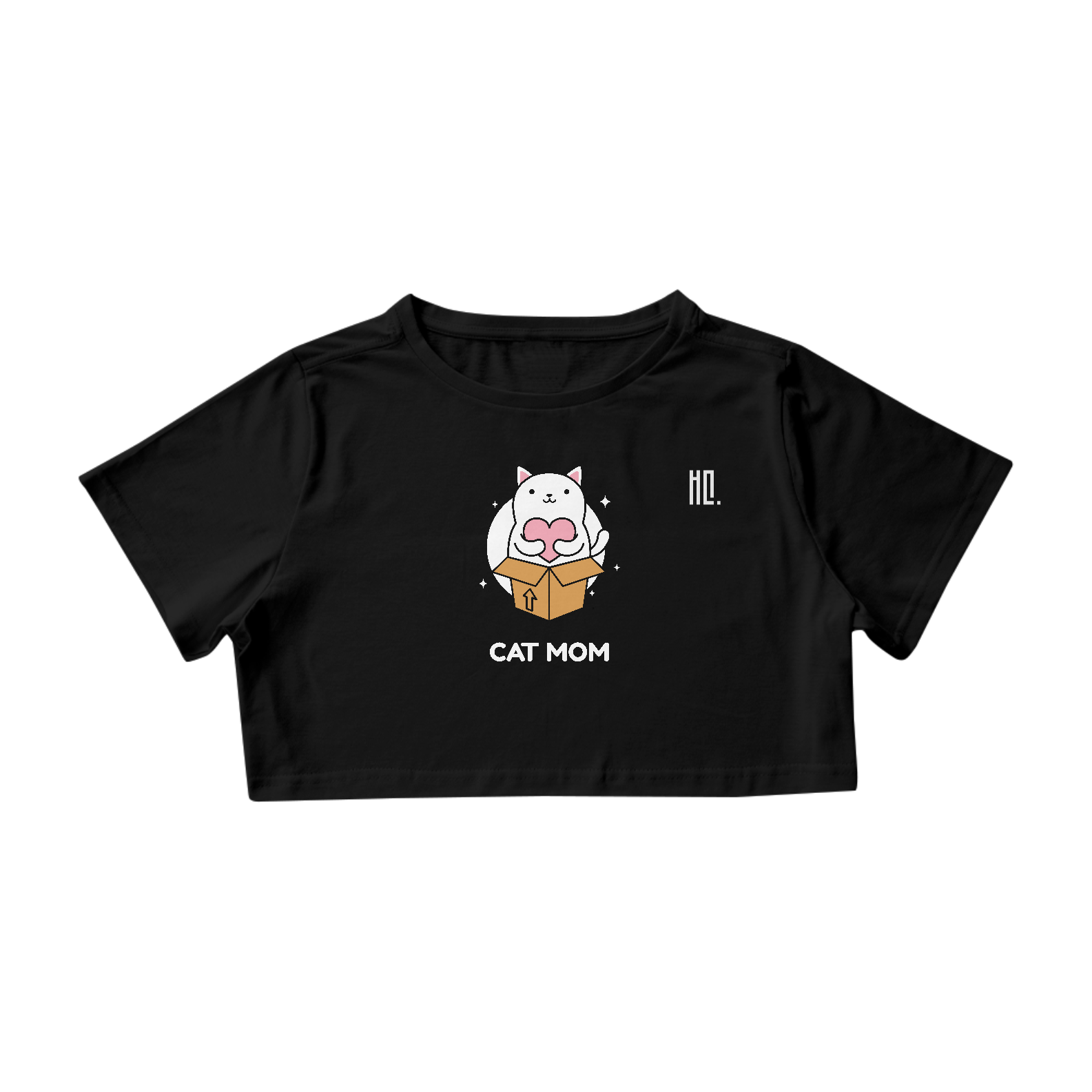 Cropped HYPELINE - Cat Mom