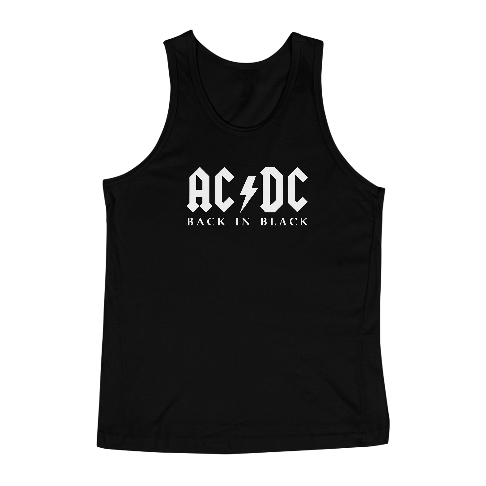 Regata Preta ACDC Back in Black