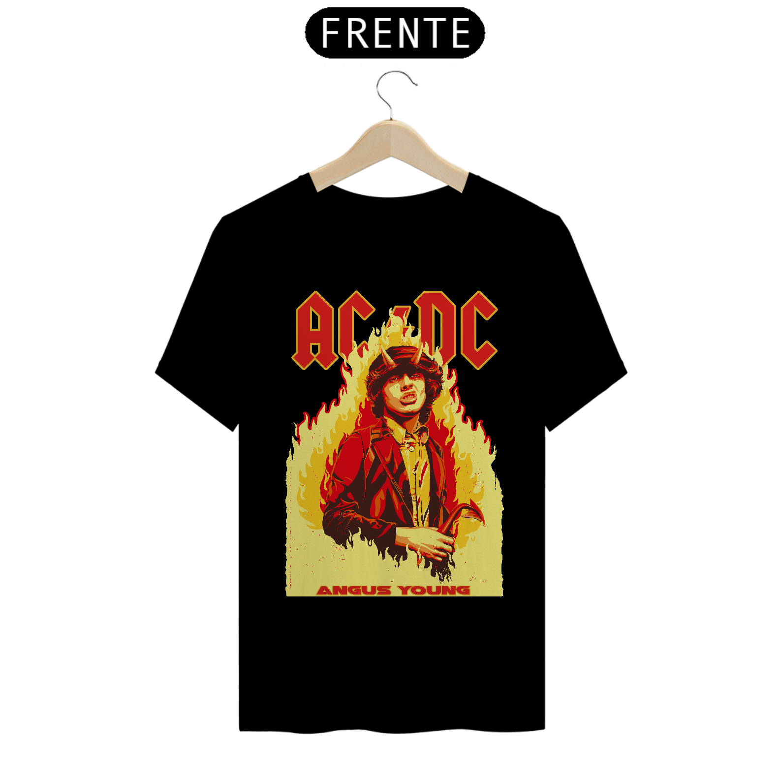 Camisa de Manga ACDC Angus Young