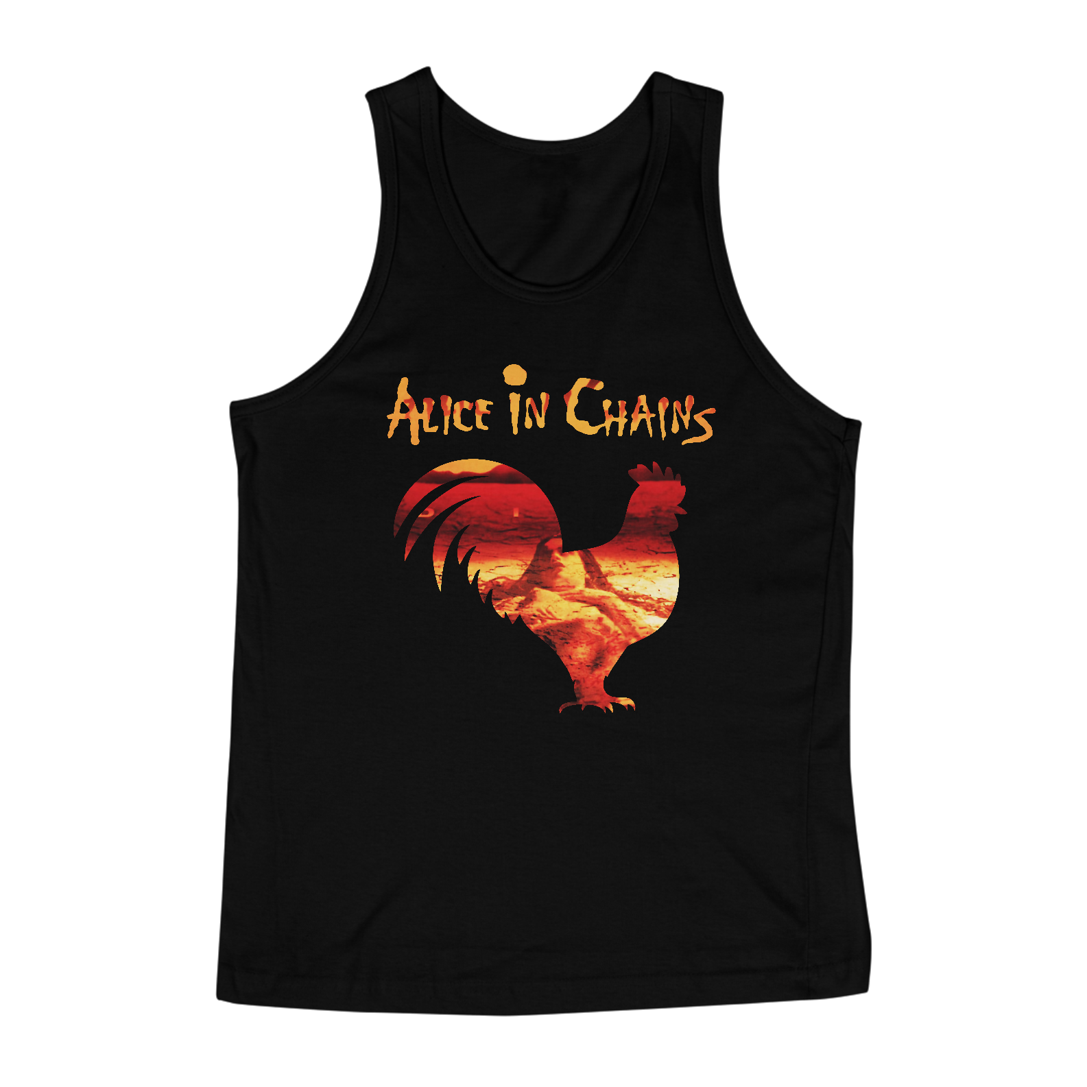 Camisa Regata Preta Alice in Chains Rooster