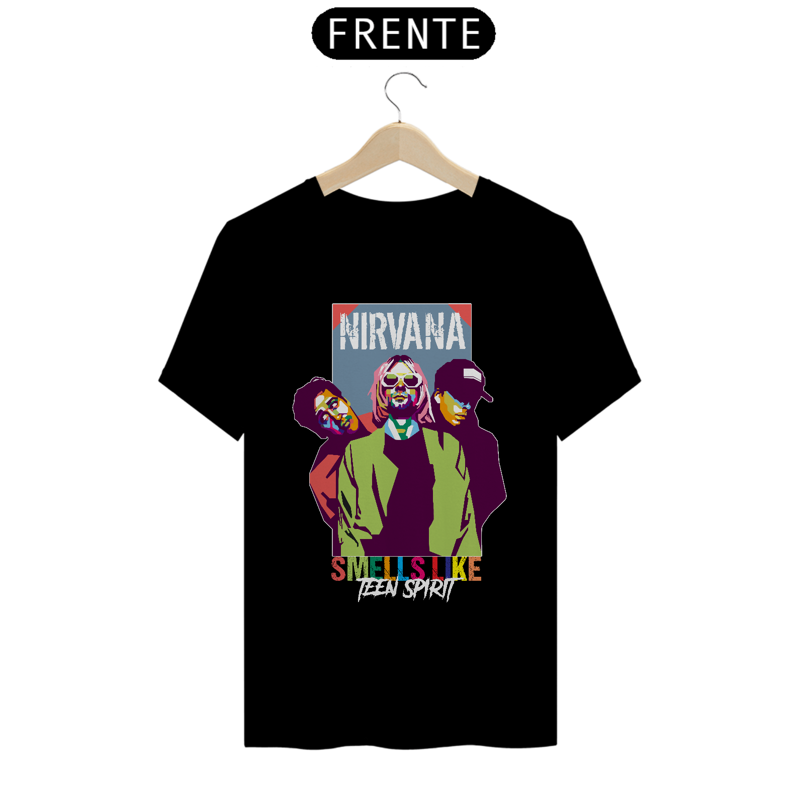 Camisa Nirvana Smells Like