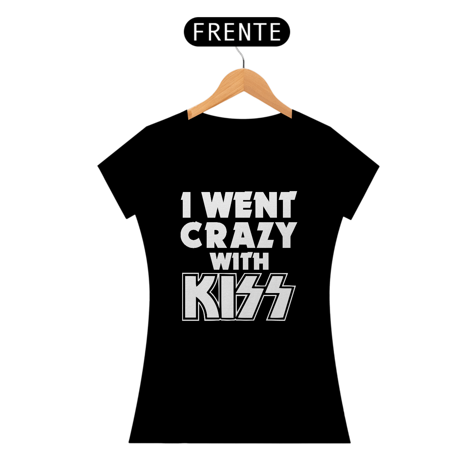 Camisa Babylook Kiss