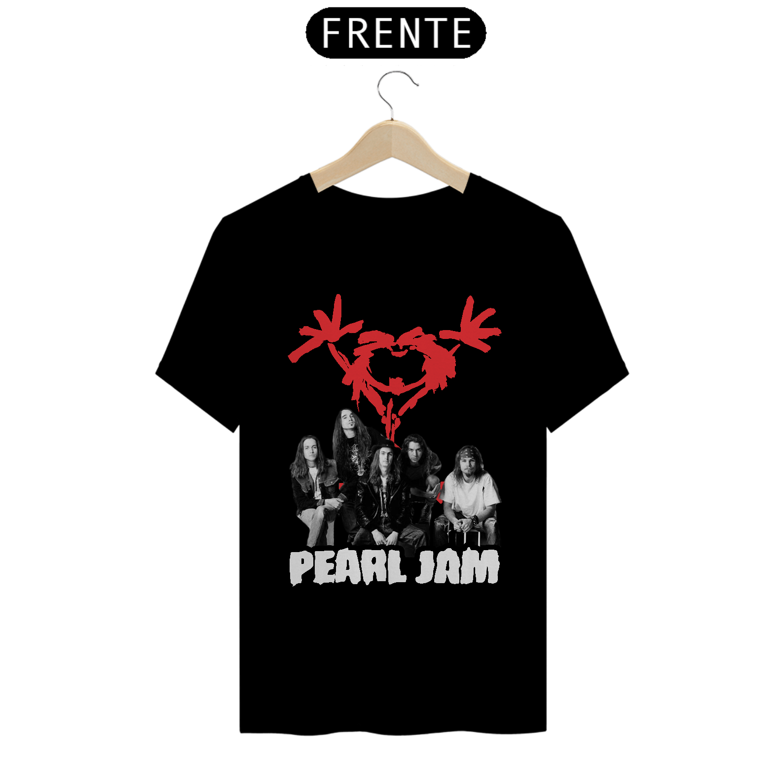 Camisa Pearl Jam Banda