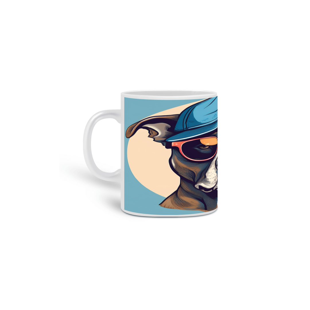 caneca animada com  cachorro de animação  Artlife