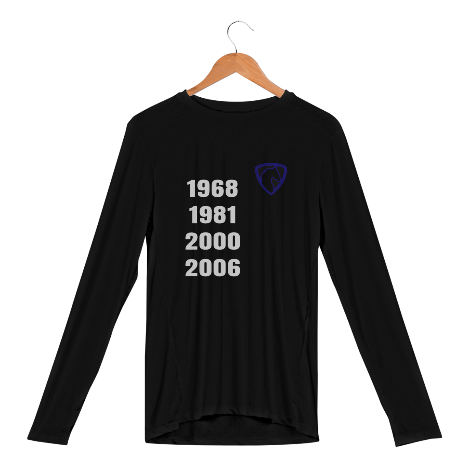 CAMISA DE MANGA COMPRIDA NOME E DATA DA DOS FAMILIARES