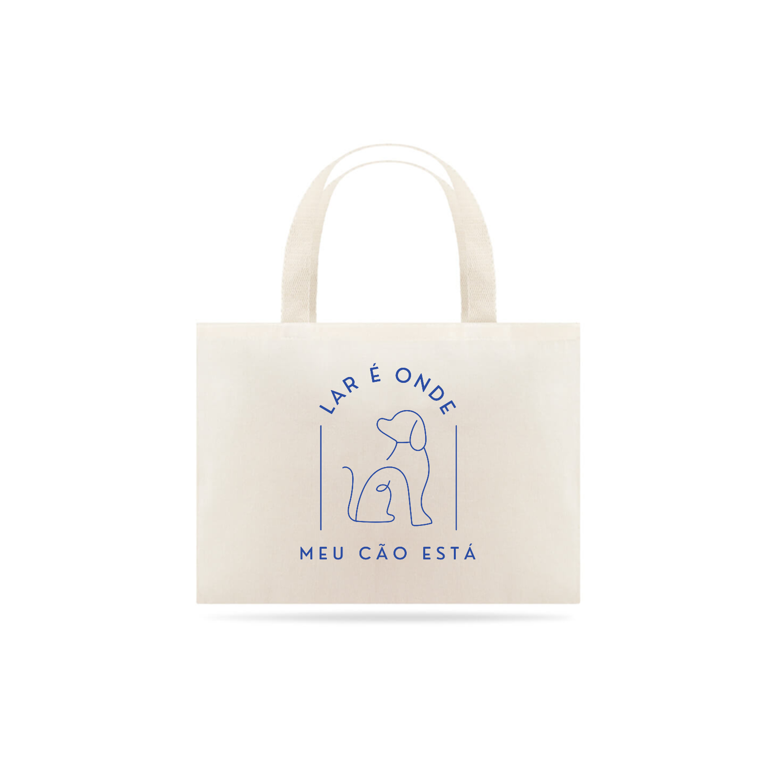 Ecobag Lar é onde meu cão está