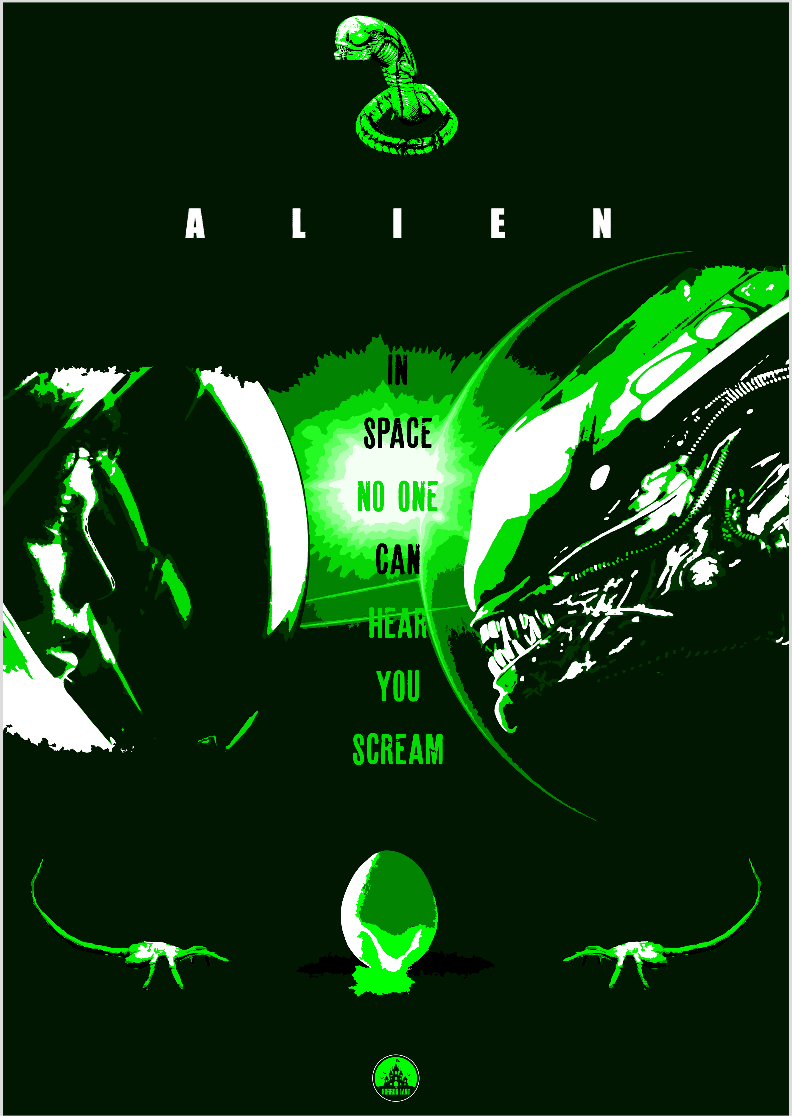 Nome do produto: Poster Alien - In space no one can hear you scream