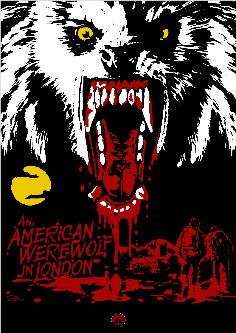Poster An American Werewolf in London.