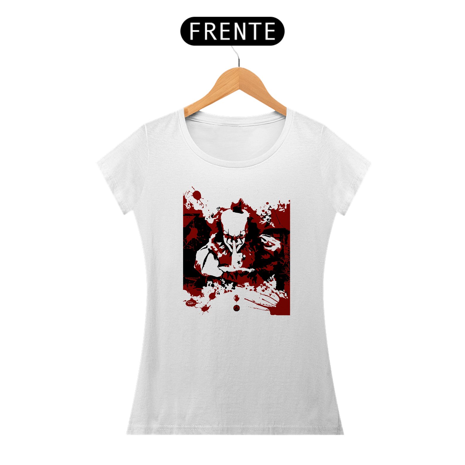Camisetas Feminina Babylook Long - Filmes de Terror - It (It, a Coisa) - Pennywise