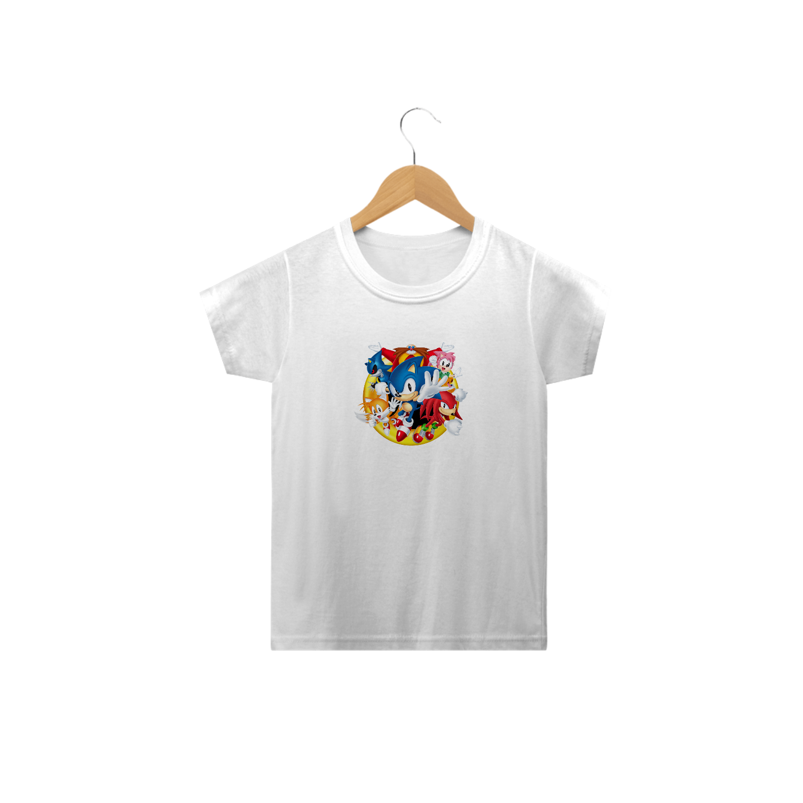 camisa turma do sonic