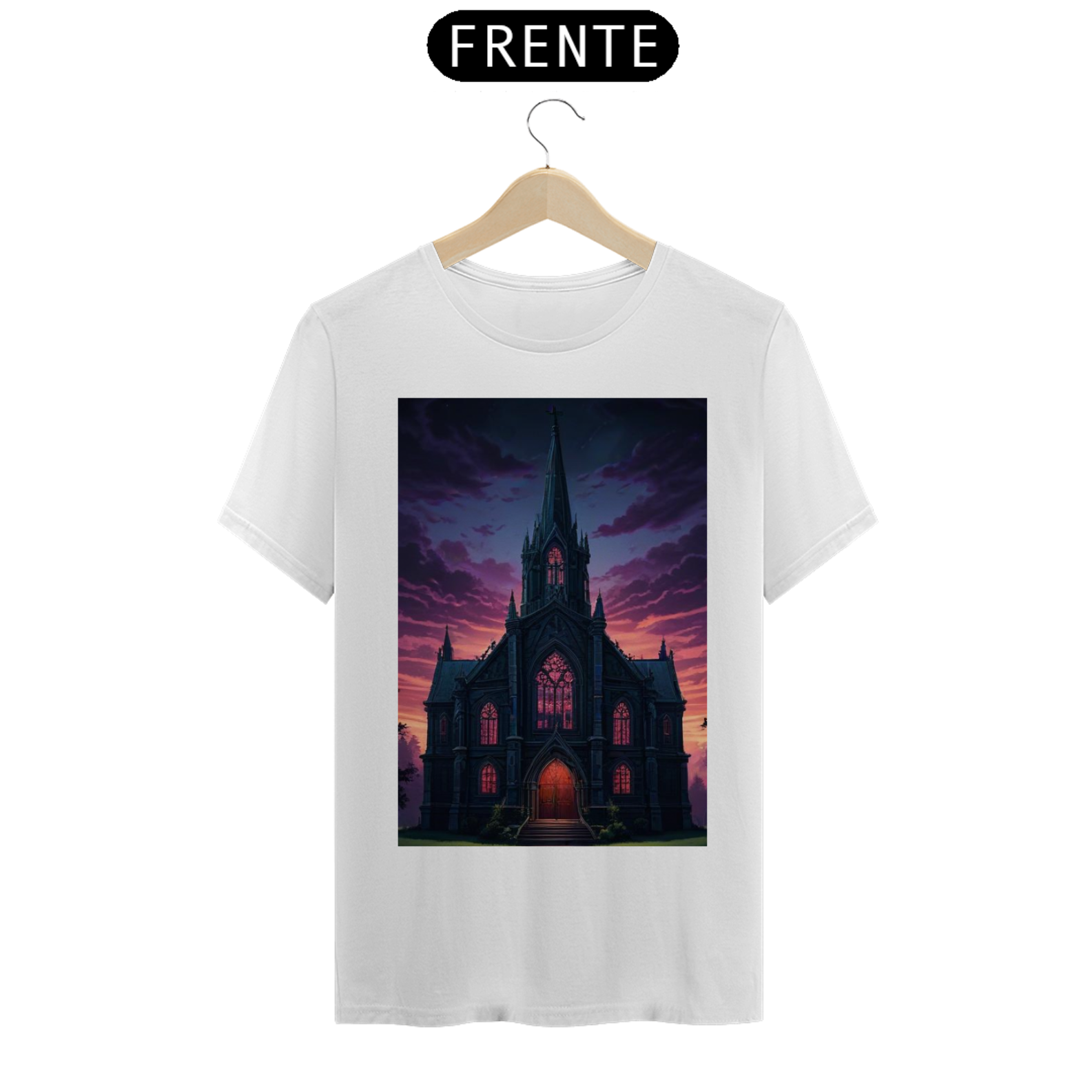 camisa igreja gótica