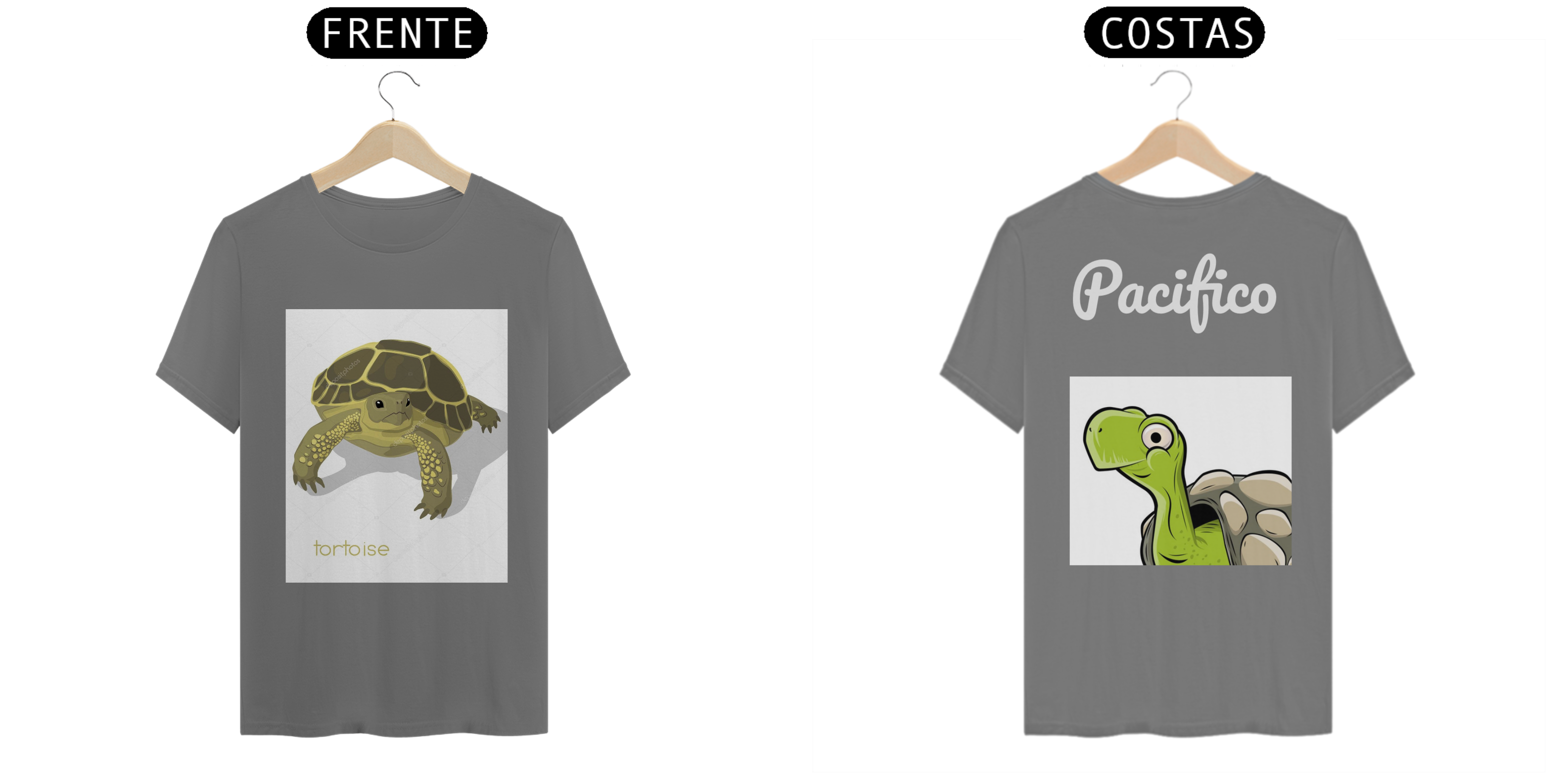 camisa cágado