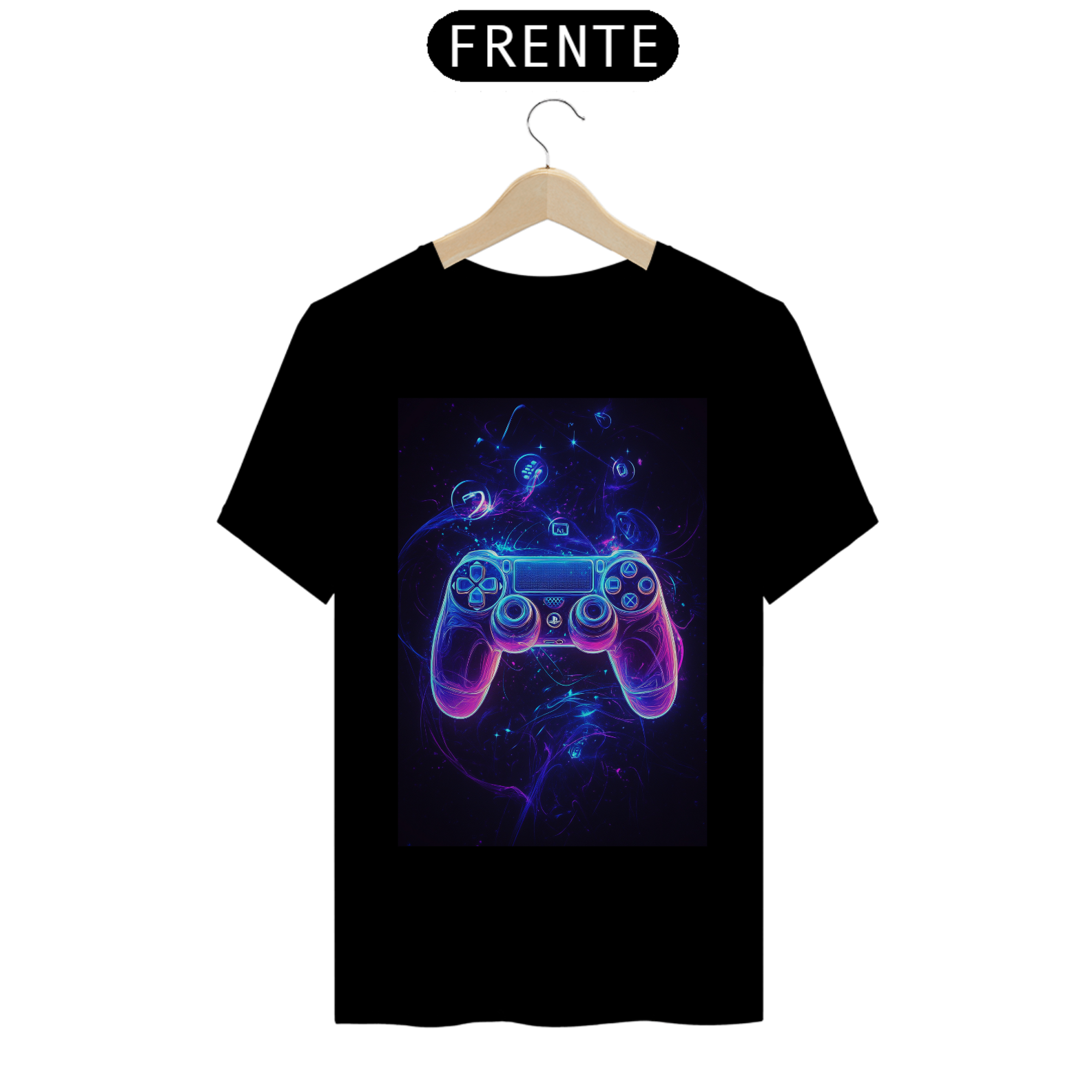 Camiseta Básica unissex em Algodão estampa Video Game - #24001