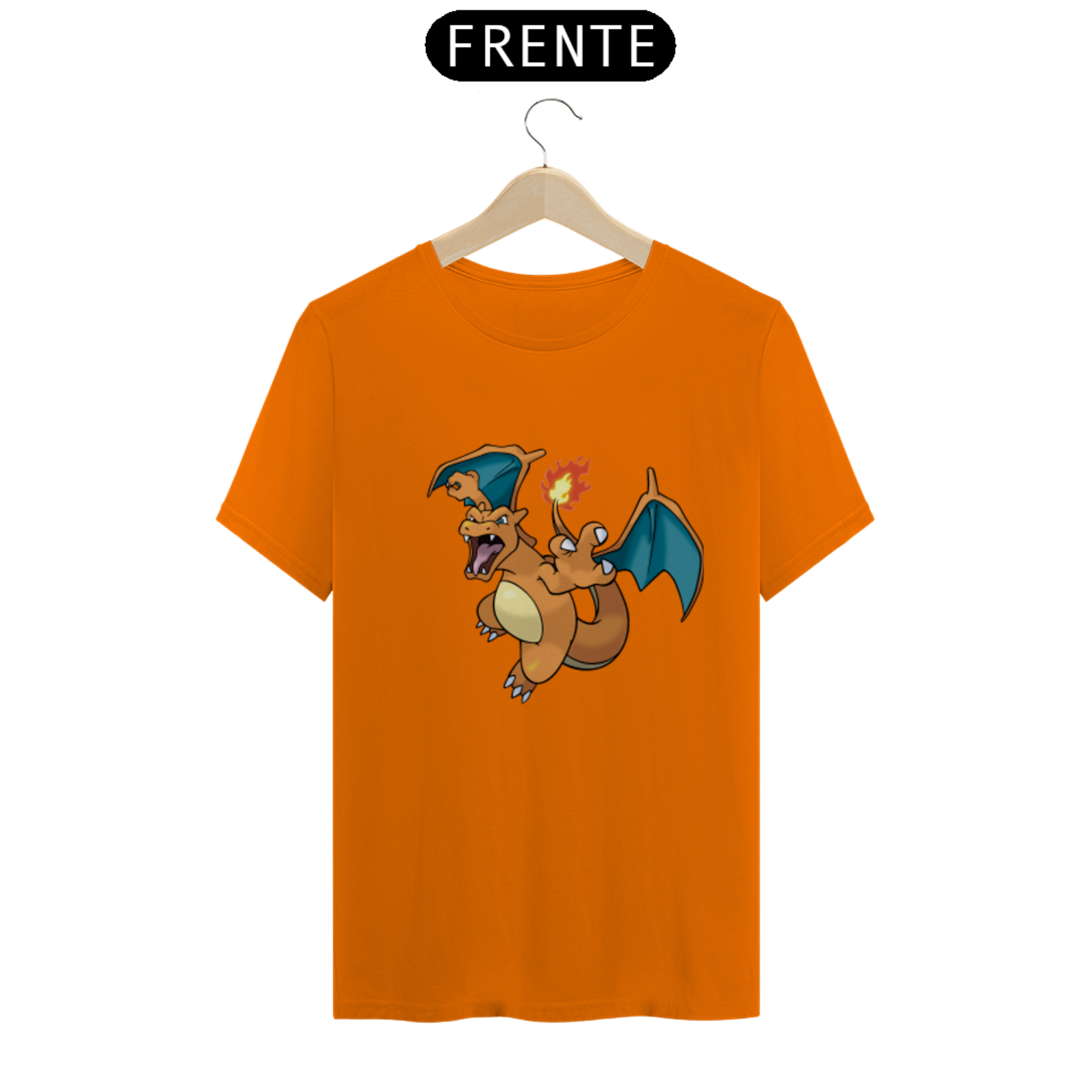 camiseta pokemon charizard