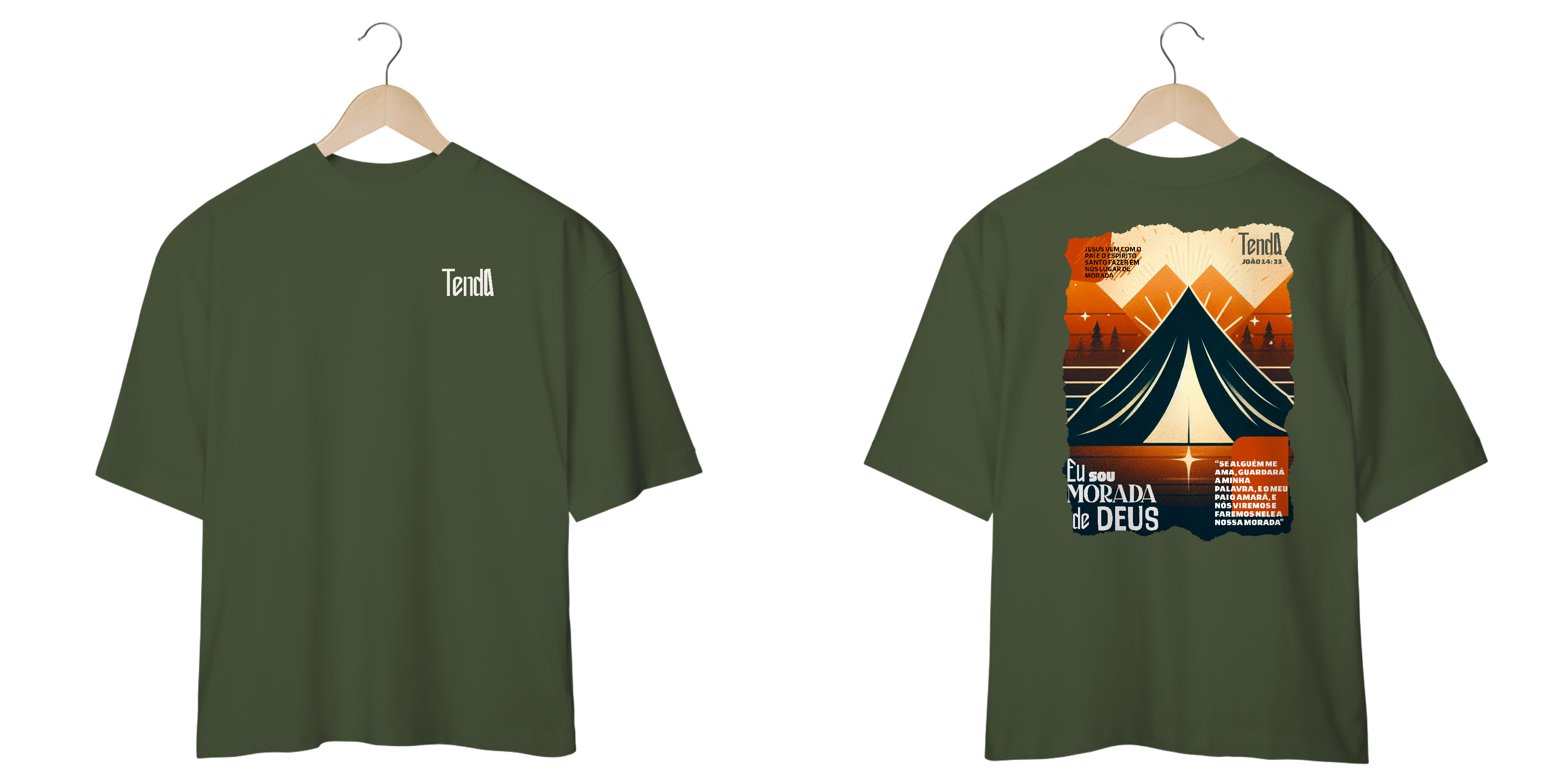 Oversized Eu Sou Morada de Deus