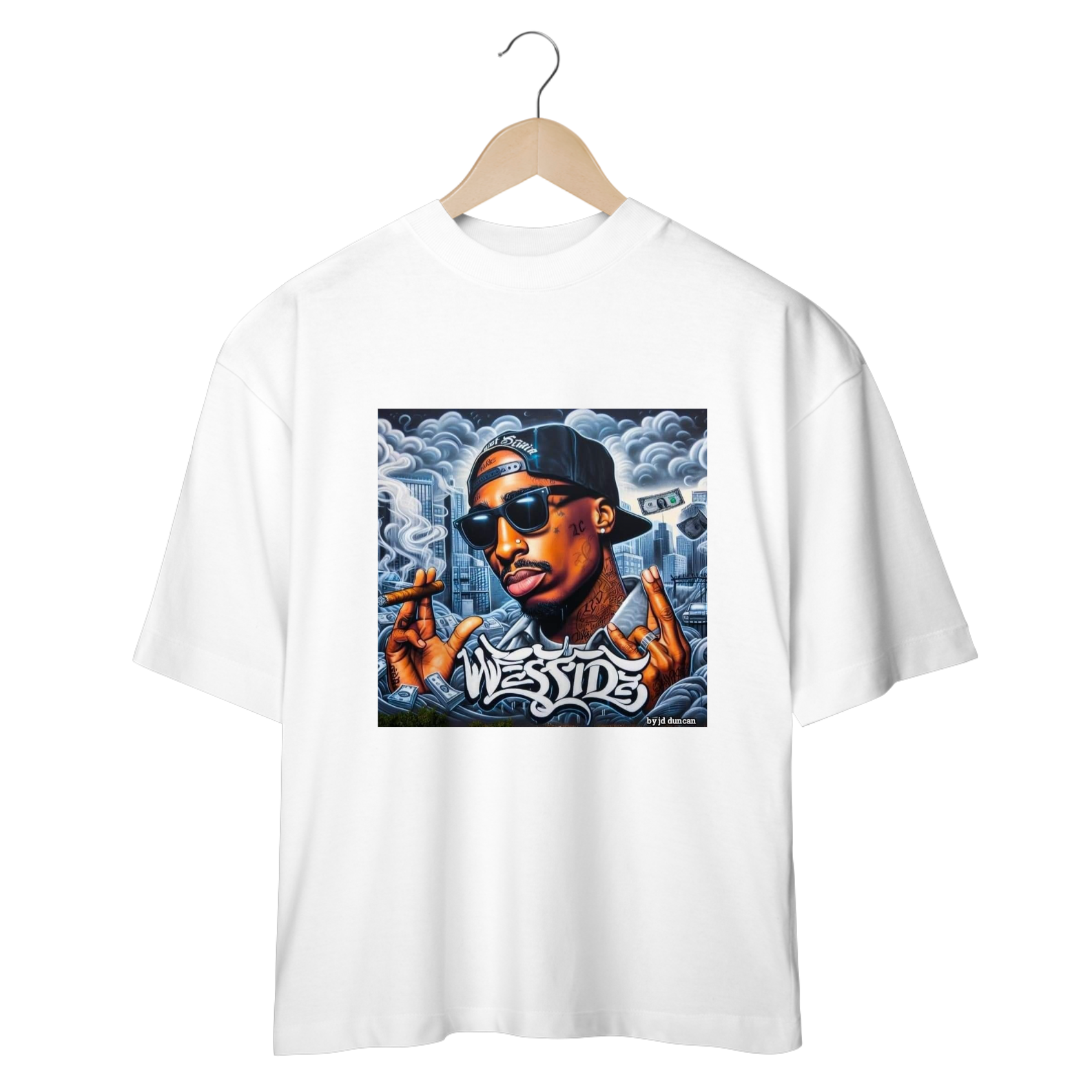 Oversize 2 PAC shakur