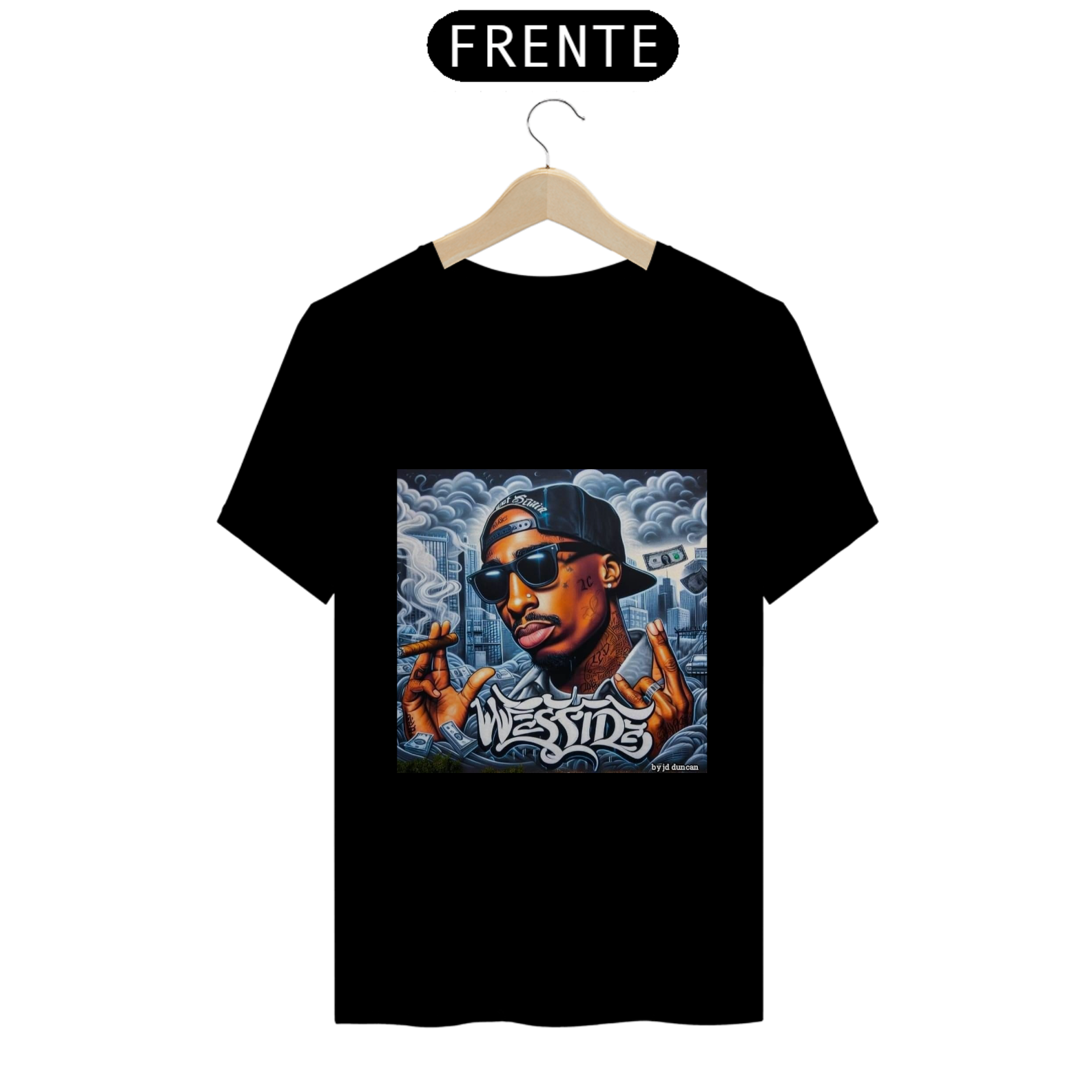Camisa 2 pac shakur