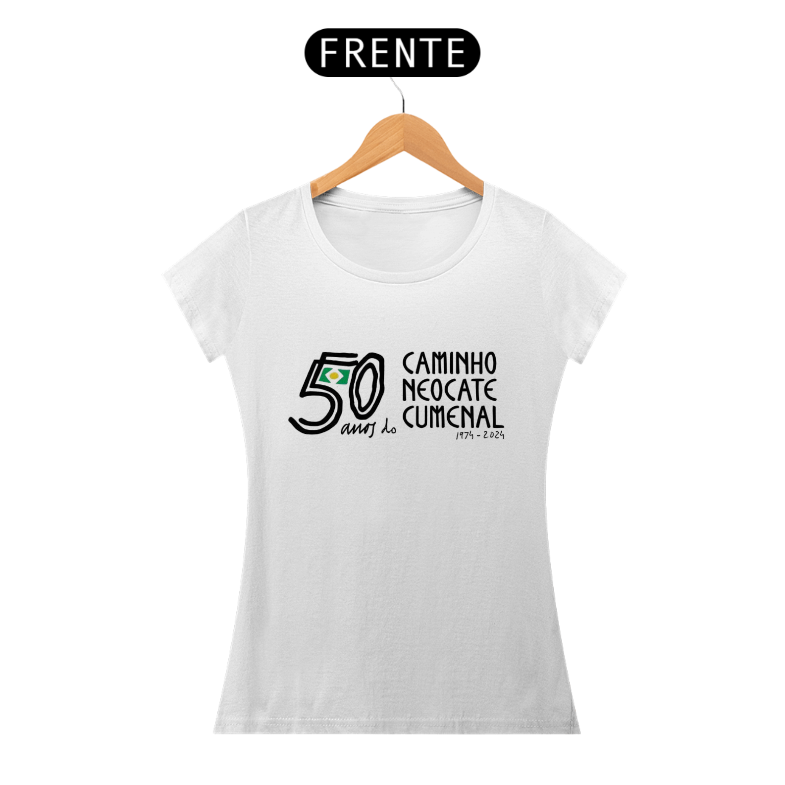 Camiseta Feminina Caminho Neocatecumenal 50 anos