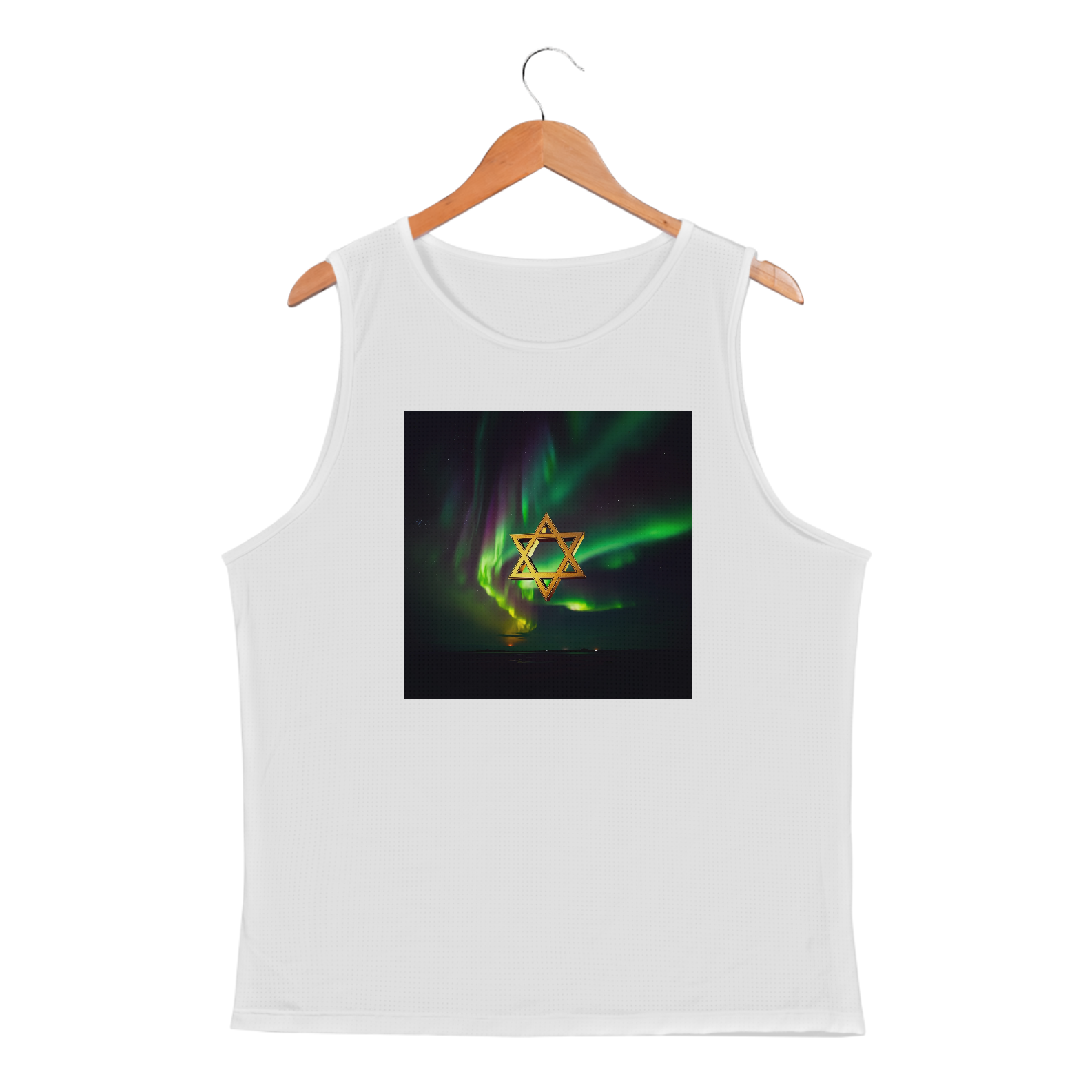 Aurora Boreal Com A Estrela de Davi