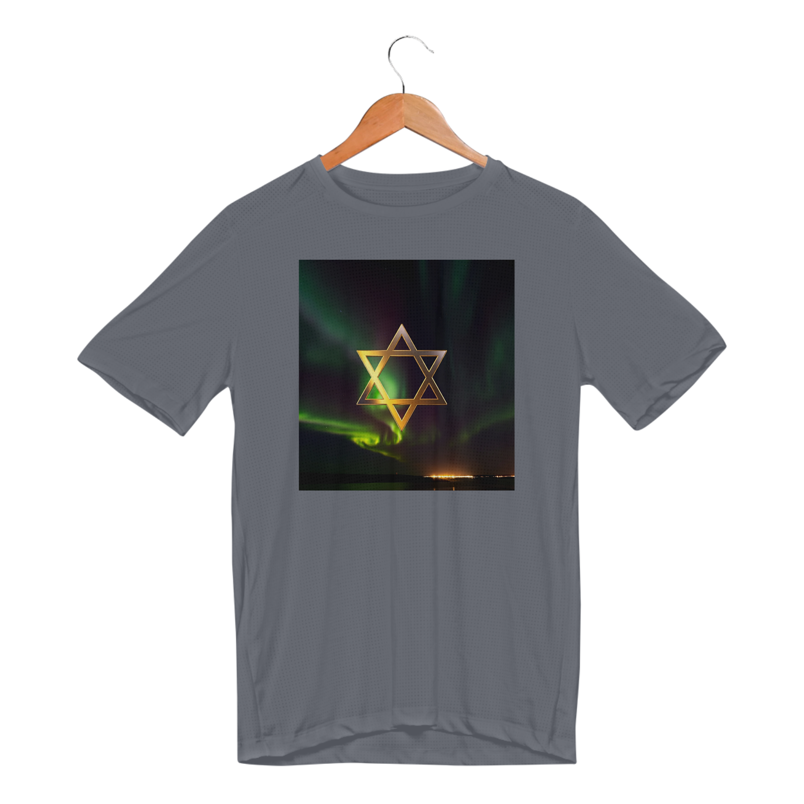 Aurora Boreal Com A Estrela de Davi