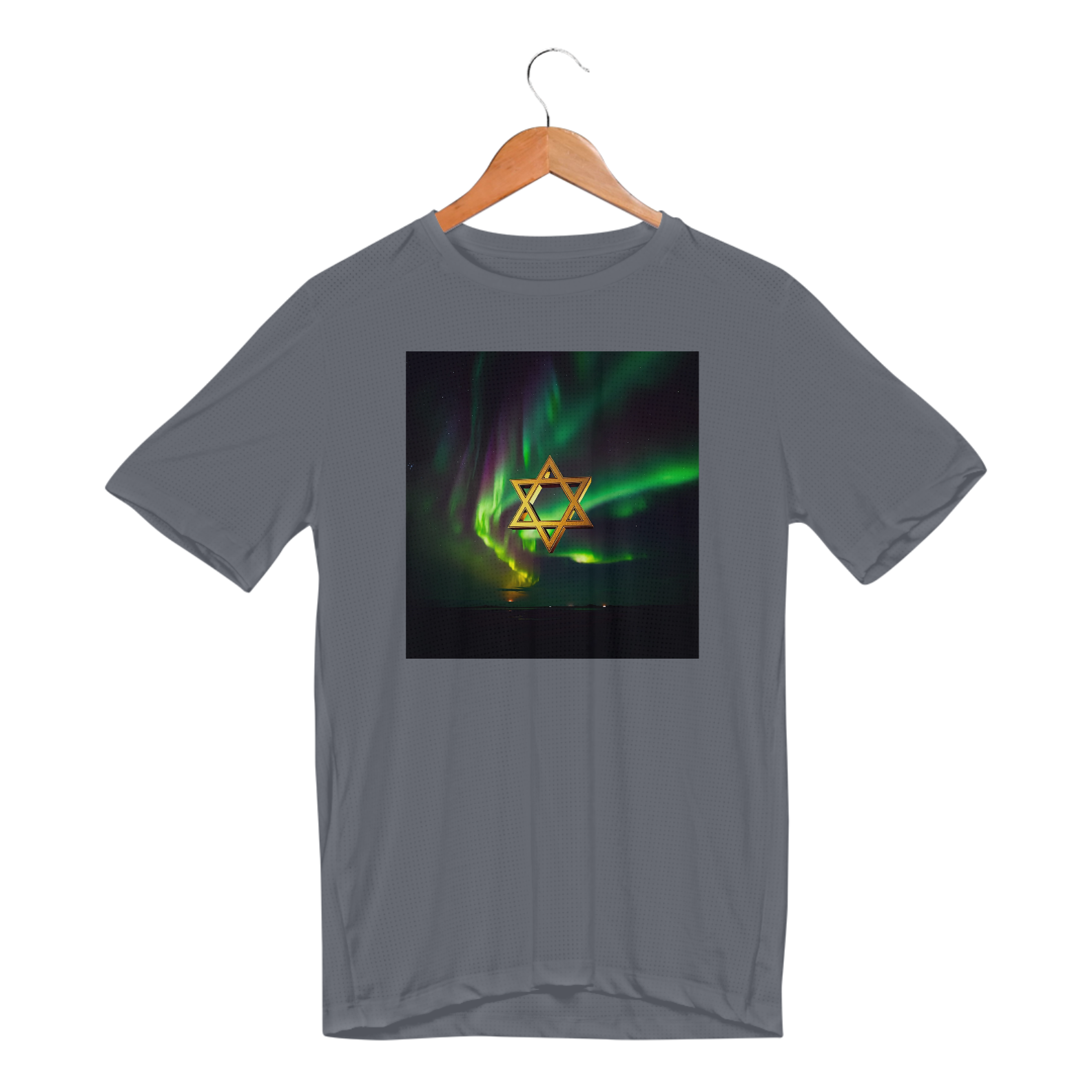 Aurora Boreal Com A Estrela de Davi