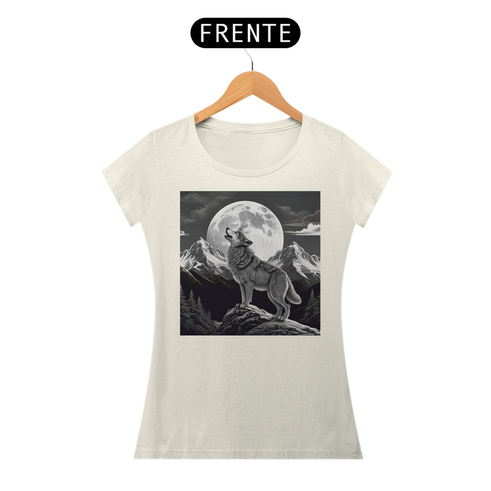 Baby Long Pima Lobo Solitário