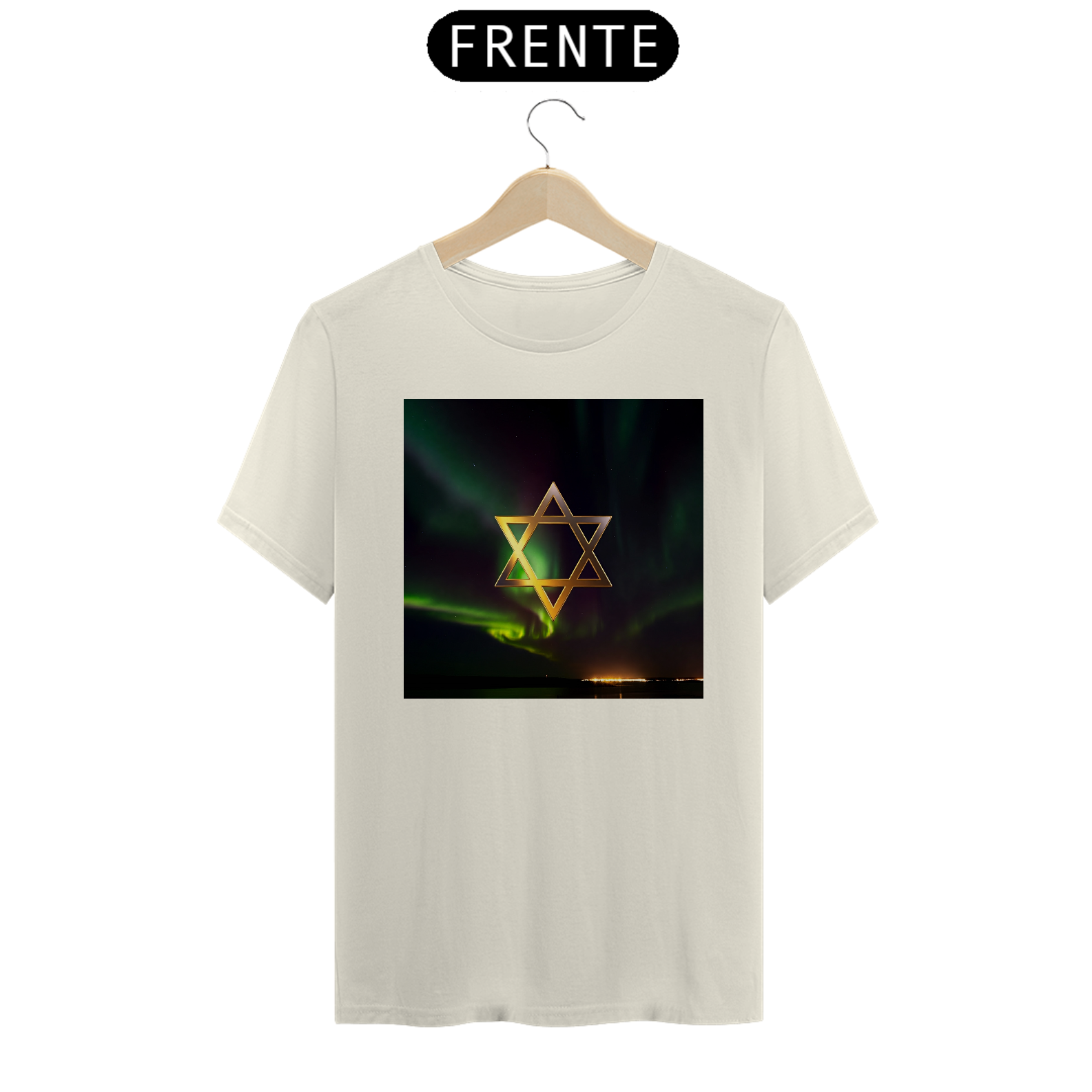 Aurora Boreal Com Estrela de Davi