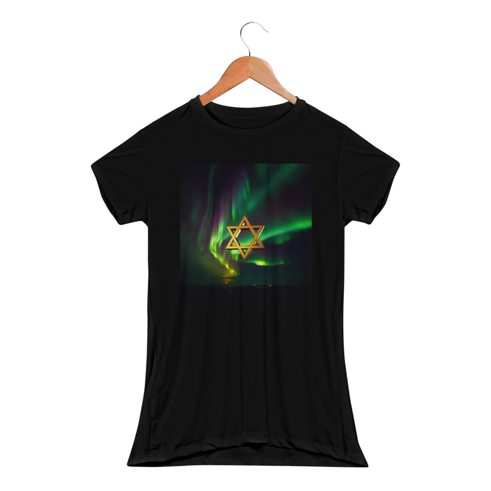 Aurora Boreal Com A Estrela de Davi