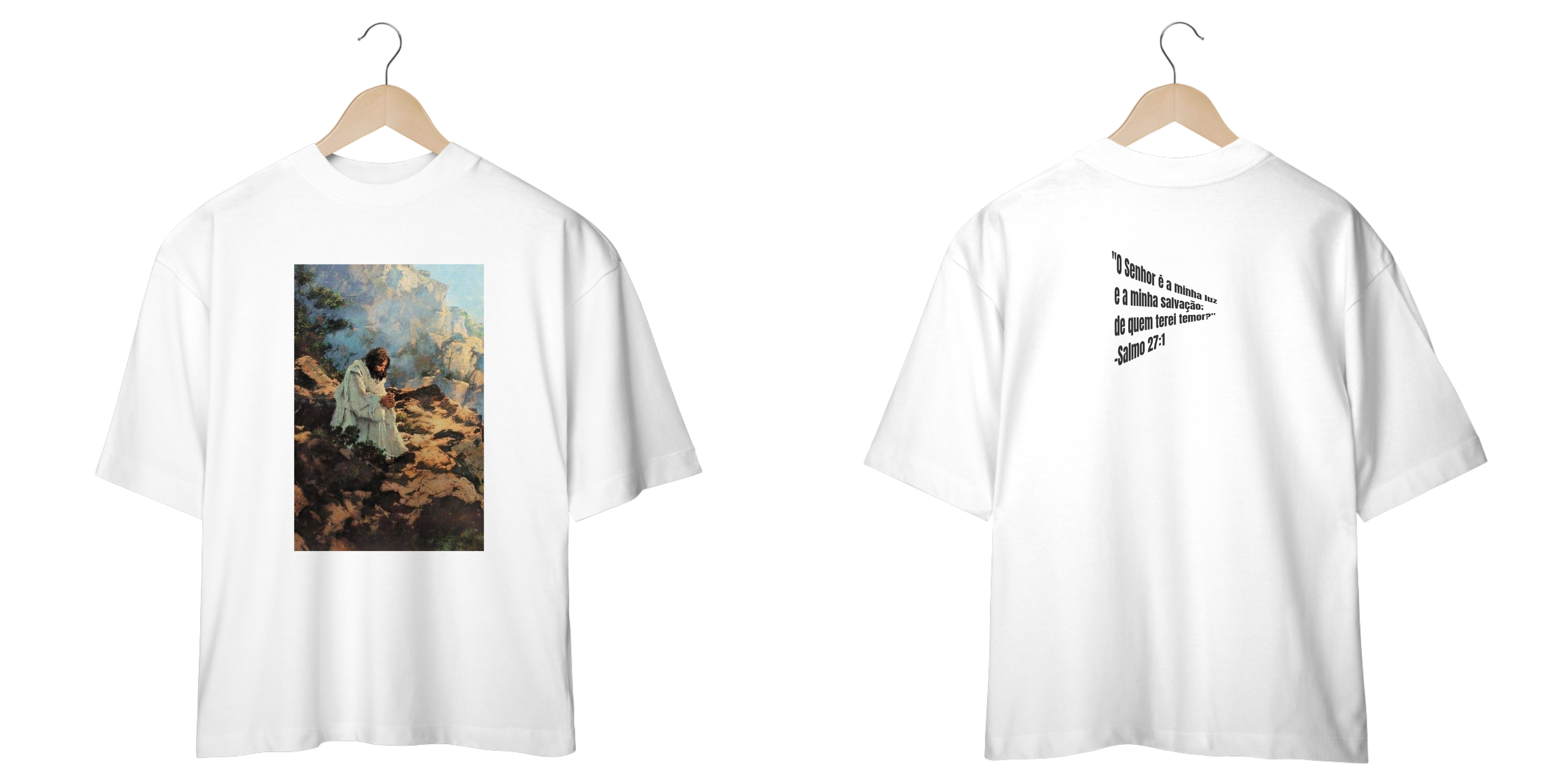 Camisa oversized Jesus Cristo 