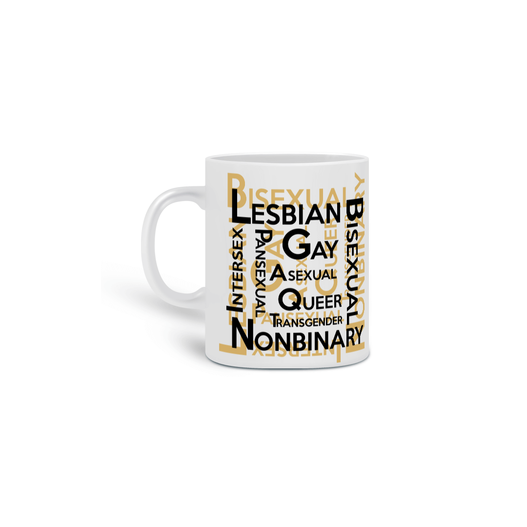 Caneca Lgbtqpian+ Luxo