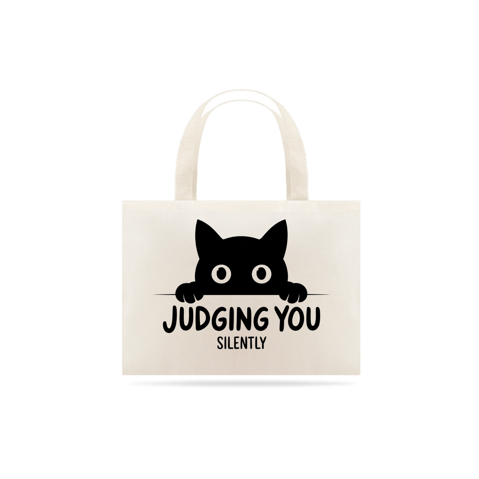 Eco Bag Gato Judging you