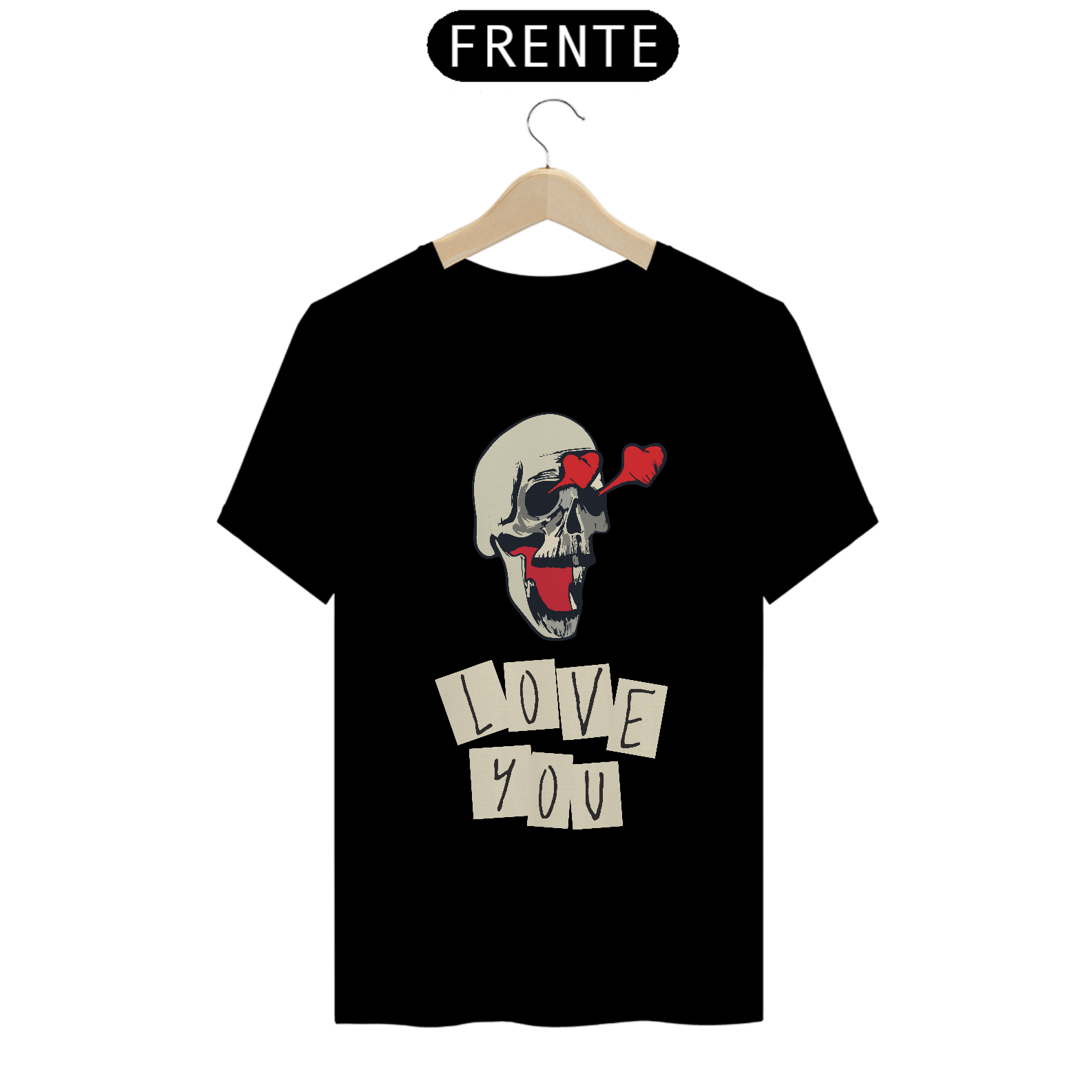 Camiseta Love You Caverão Black