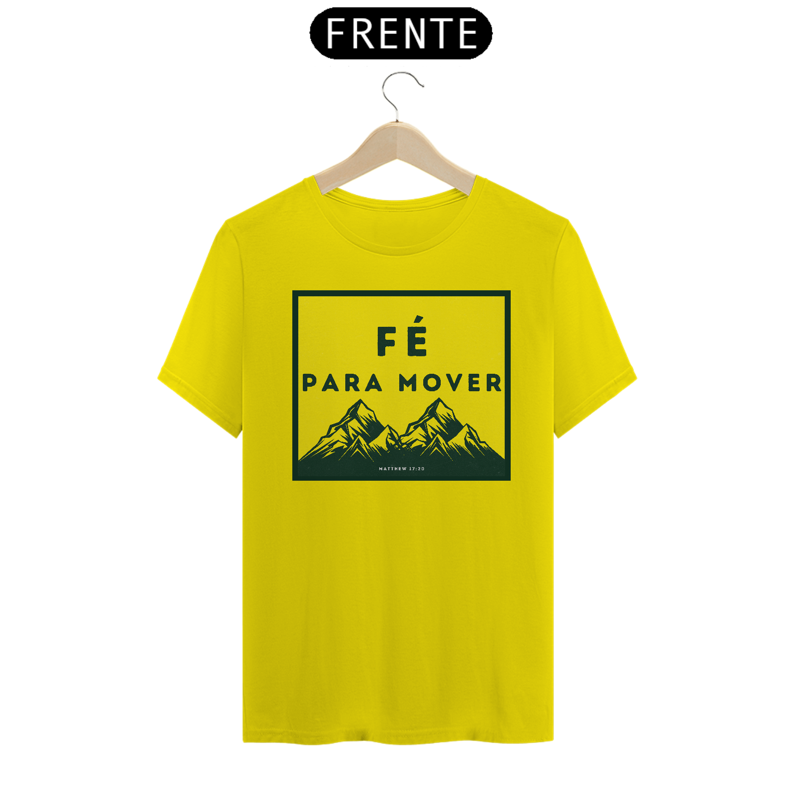 Camiseta Fé para Mover Montanhas