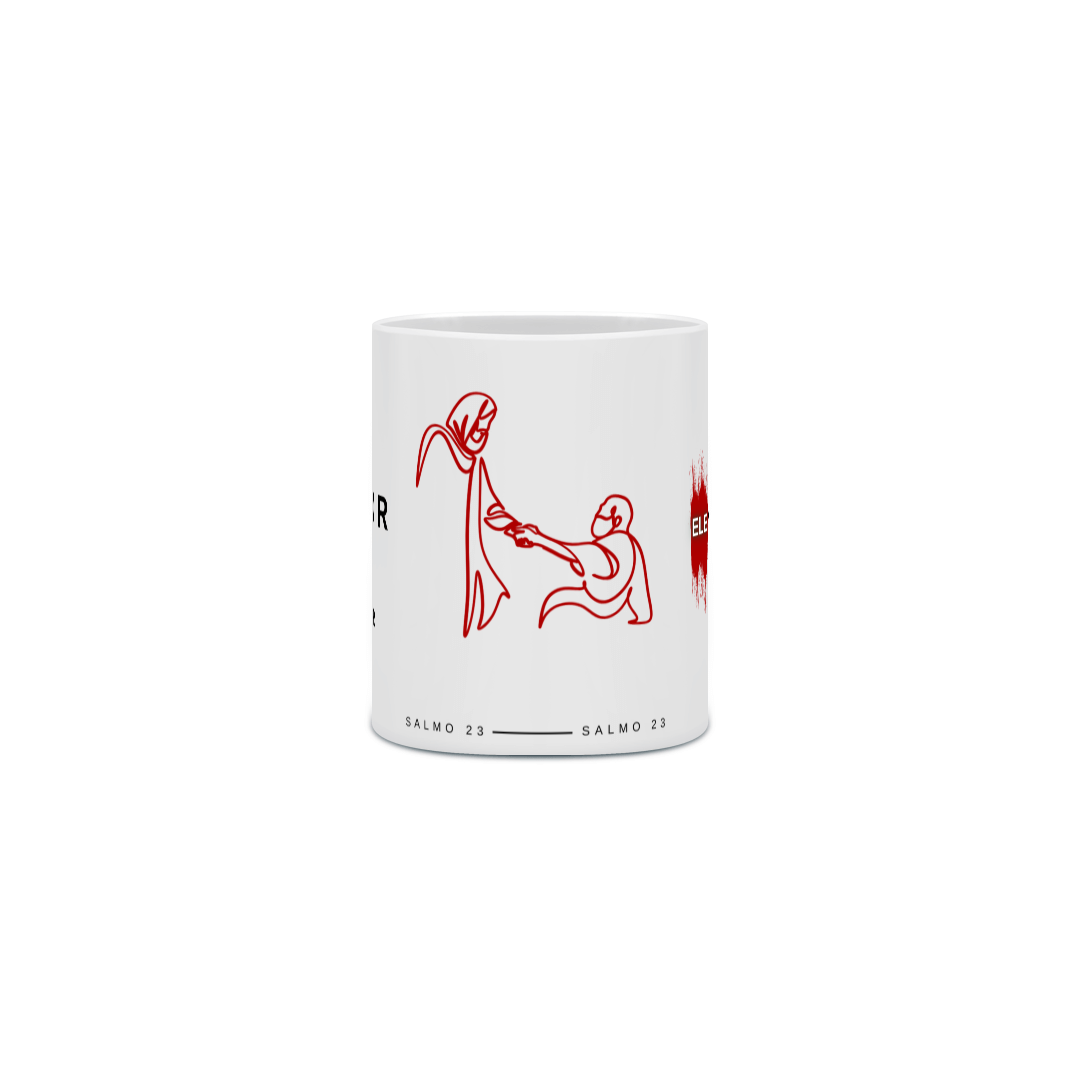 Caneca O Senhor é meu Pastor - Ele não me Faltará