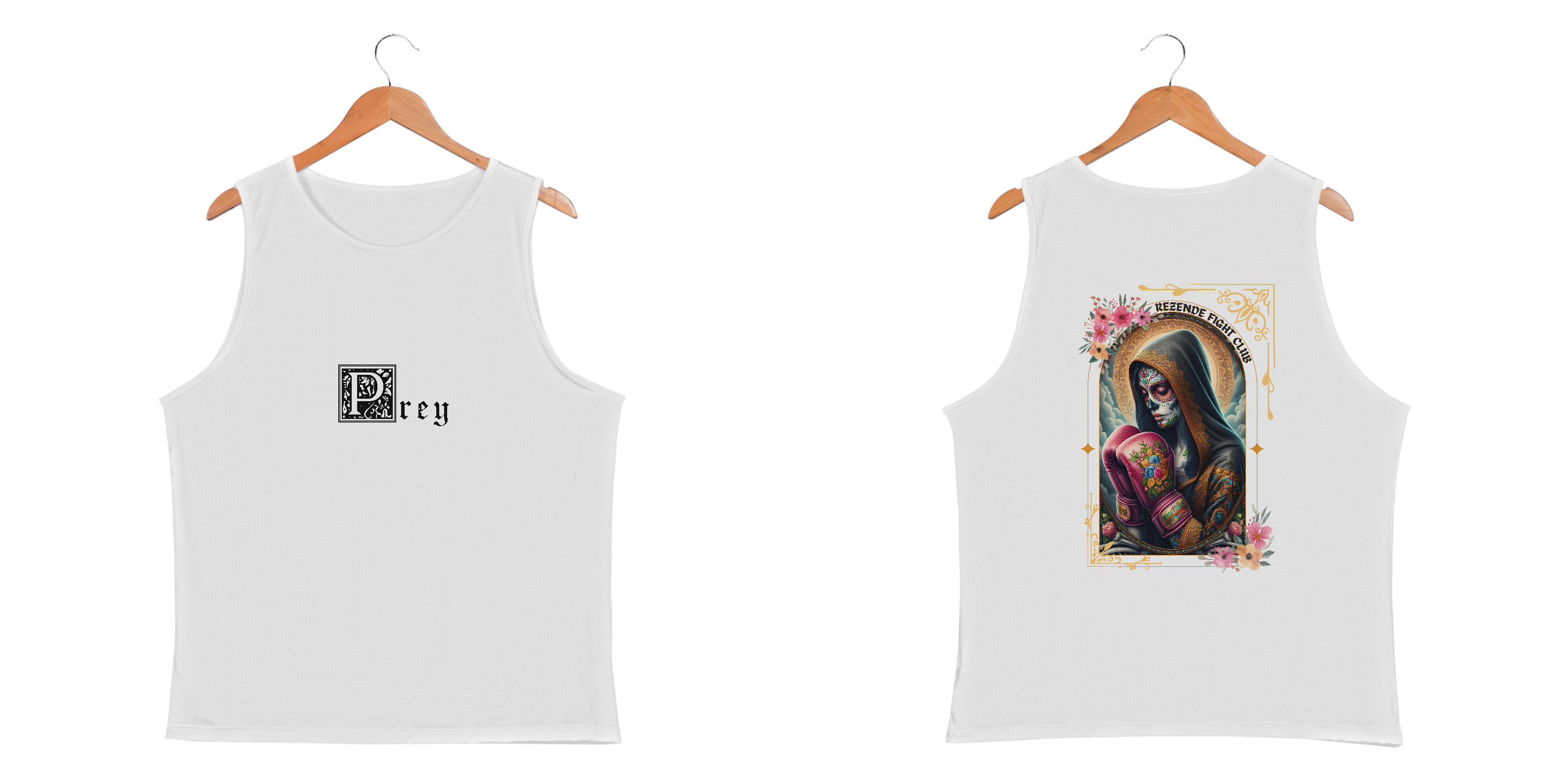 Santa de Los Sparrings (Regata Sport Dry UV + Escrita Preta)