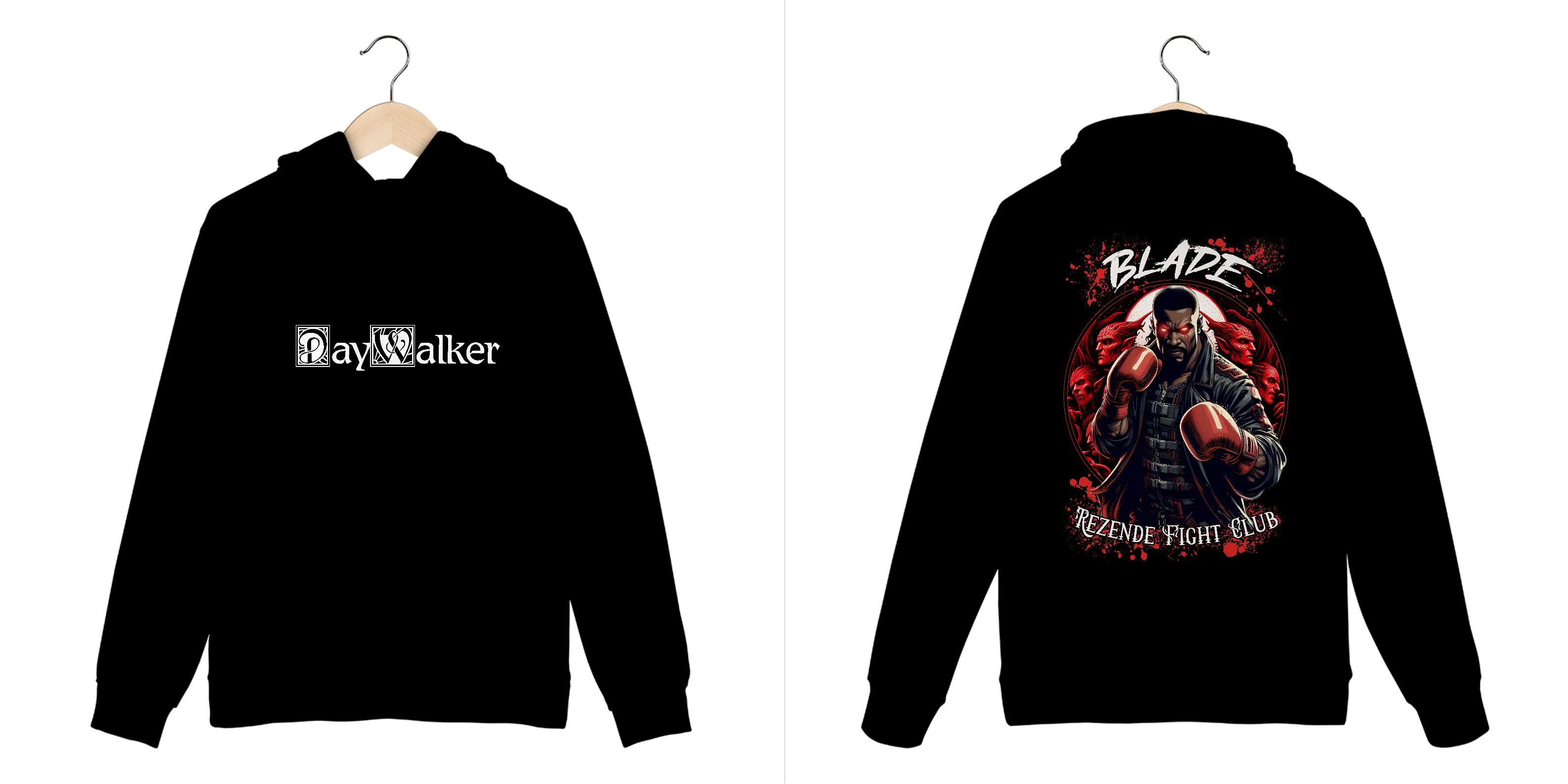 DayWalker (Moletom Canguru + Escrita Branca)