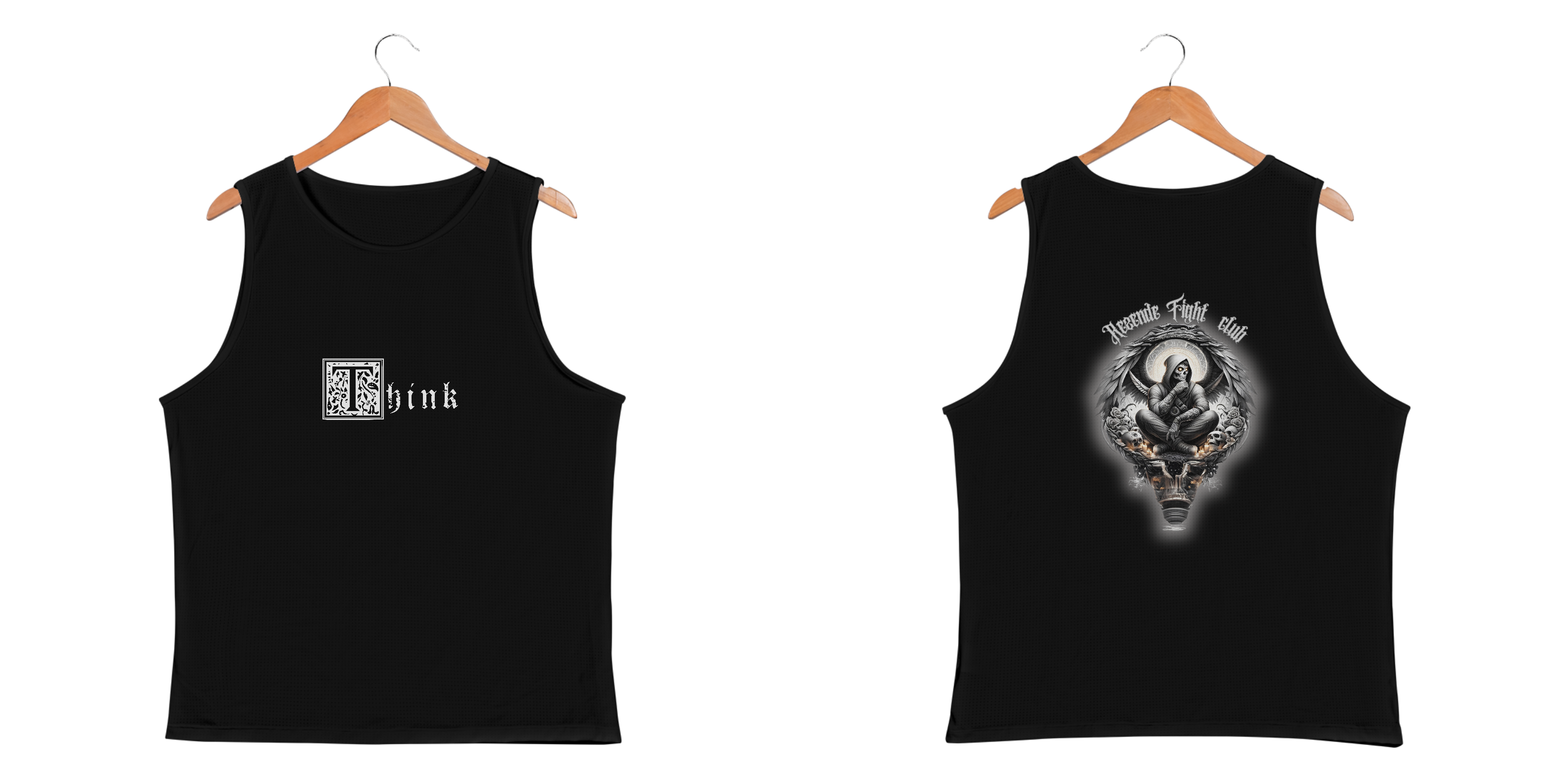 Shining Mind (Regata Sport Dry Masculina + Escrita branca)