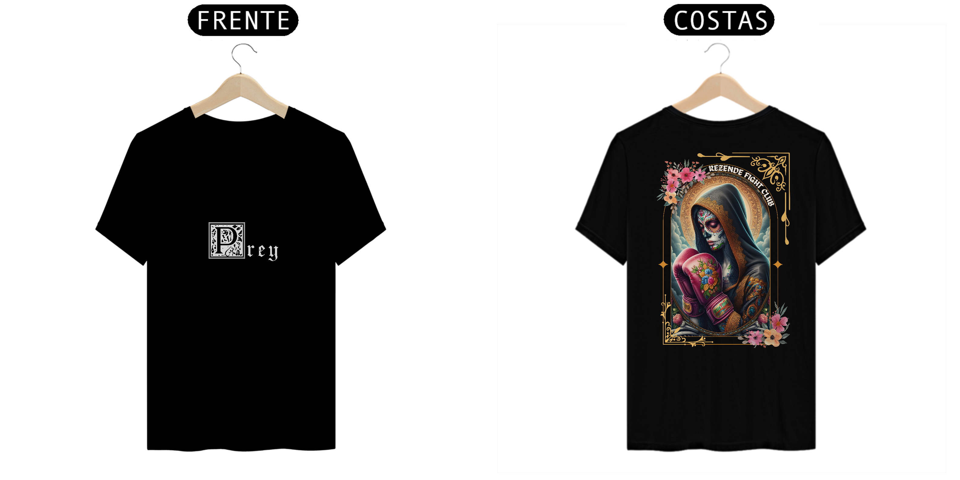 Santa de Los Sparrings (Classic + Escrita branca)