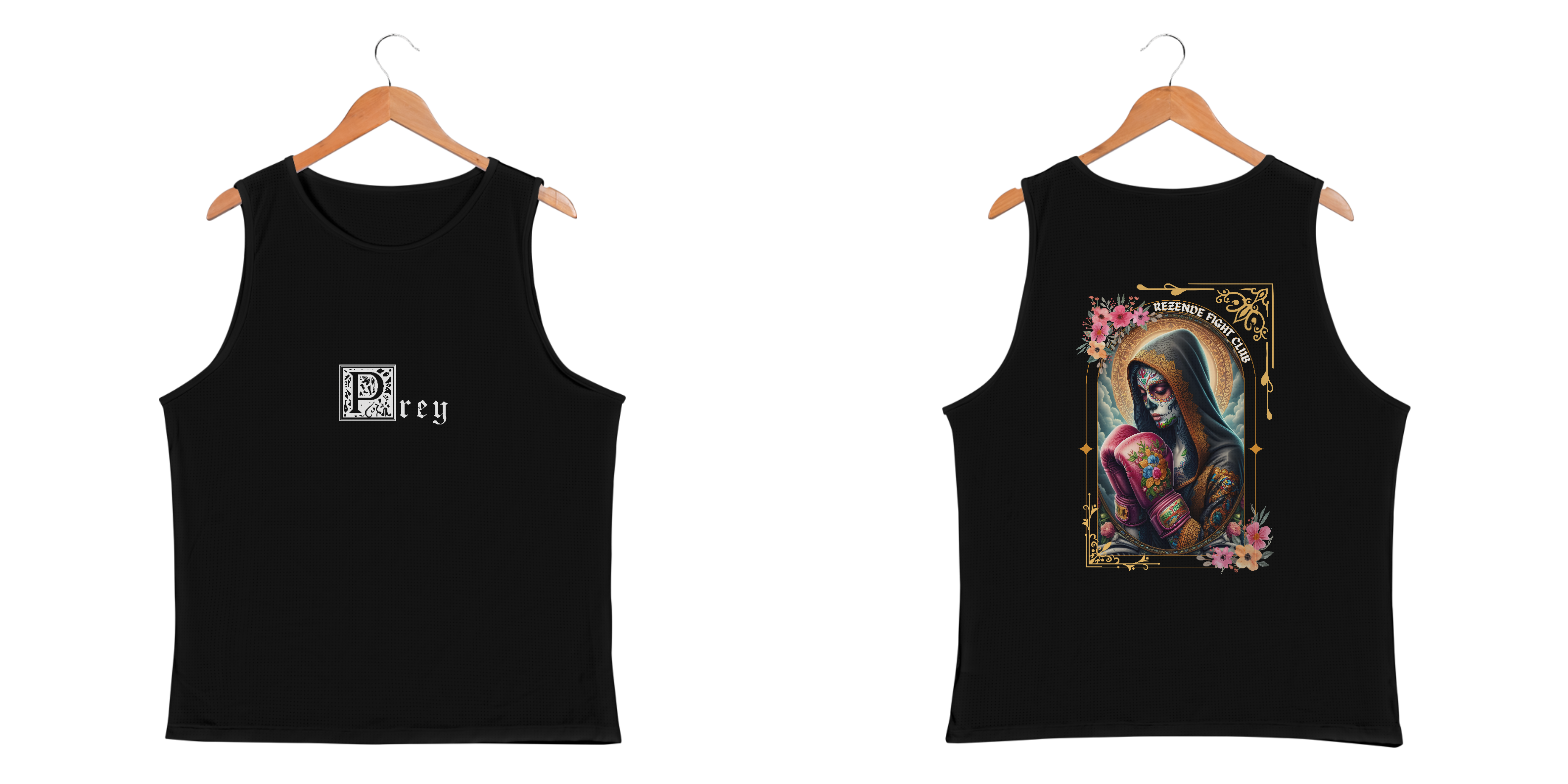 Santa de Los Sparrings (Regata Sport Dry + Escrita Branca)