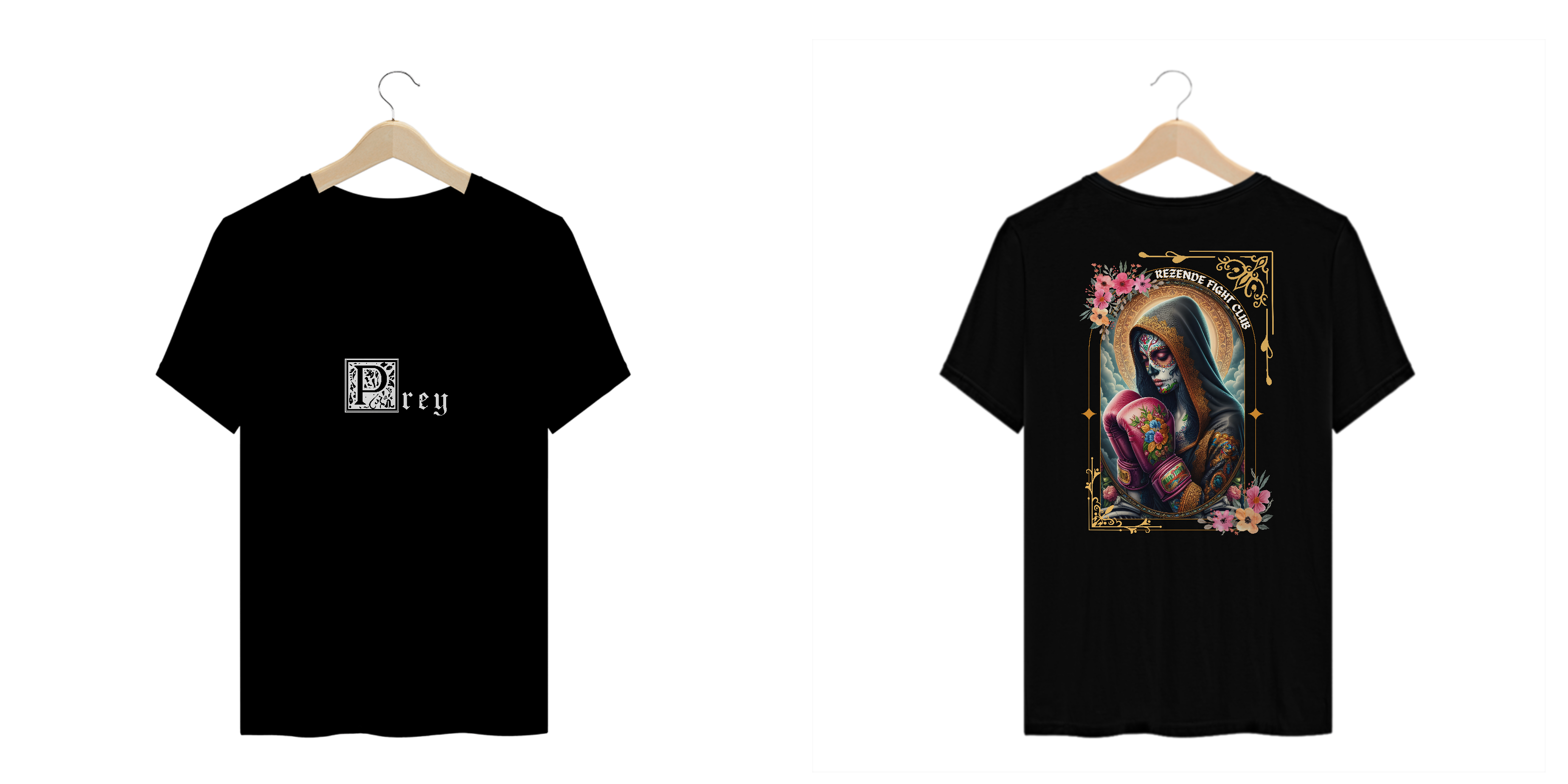 Santa de Los Sparrings (Plus size + Escrita Branca)