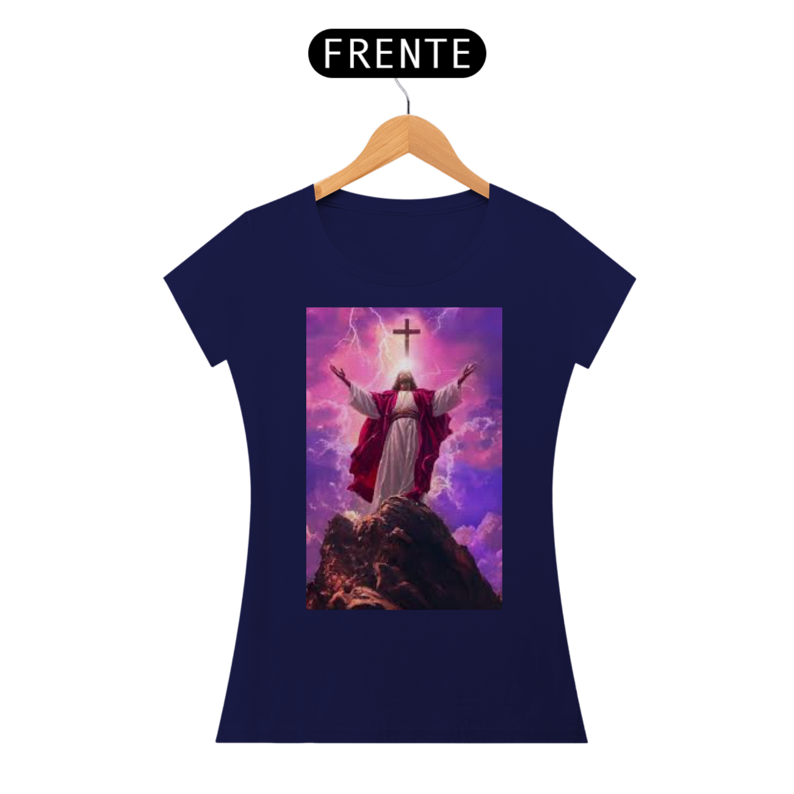 T-SHIRT JESUS CRISTO FEM